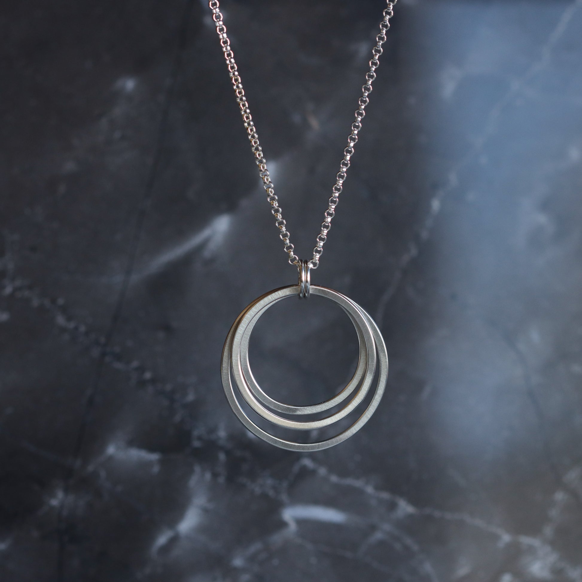 Cercle Necklace-pendant necklace-Blue Hour Designs