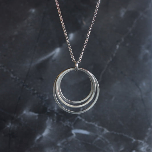 Cercle Necklace-pendant necklace-Blue Hour Designs