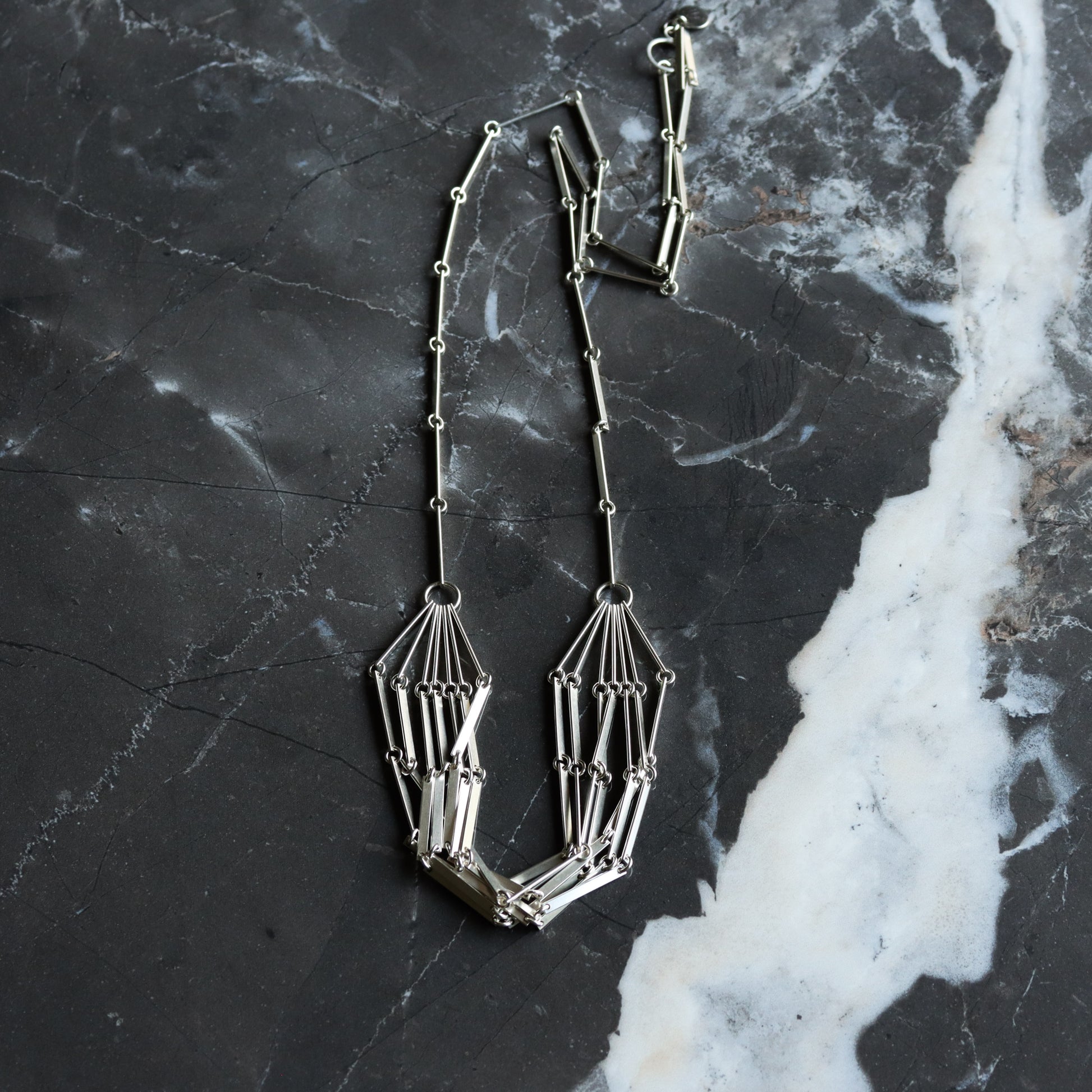 Channel Necklace-chain necklace-Blue Hour Designs