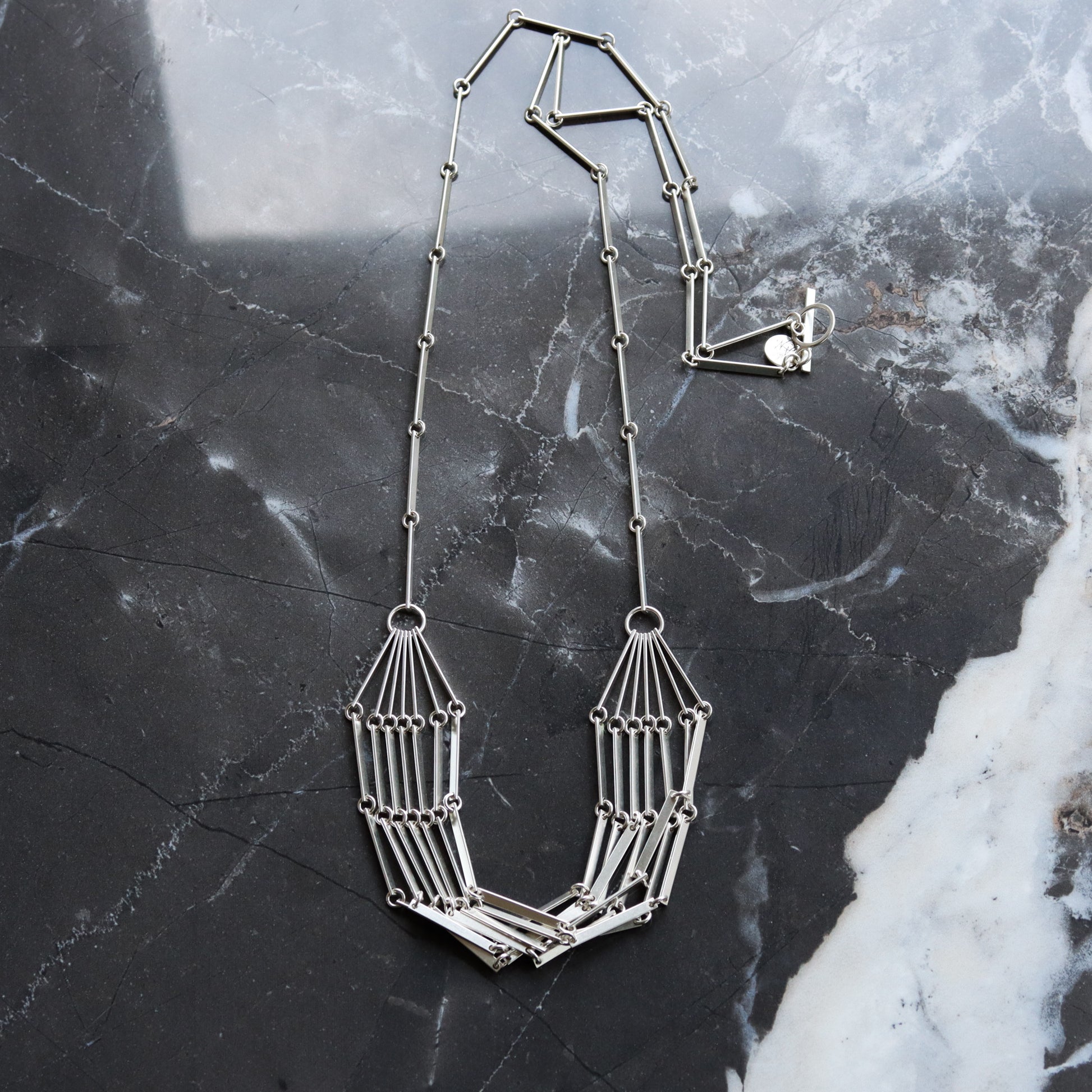 Channel Necklace-chain necklace-Blue Hour Designs