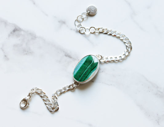Chroma Bracelet 2 - OOAK-chain bracelet-Blue Hour Designs