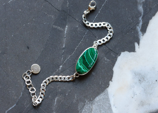 Chroma Bracelet 3 - OOAK-chain bracelet-Blue Hour Designs