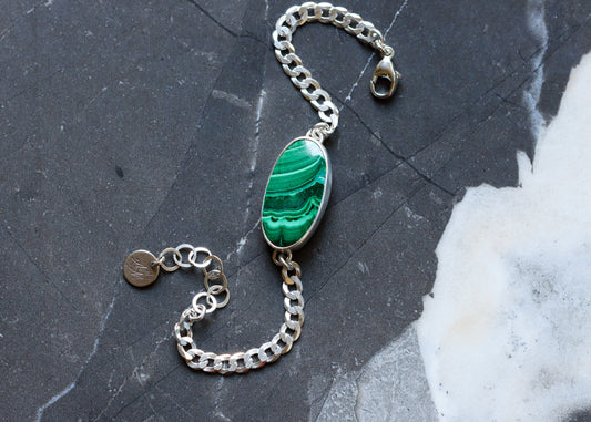 Chroma Bracelet 4 - OOAK-chain bracelet-Blue Hour Designs