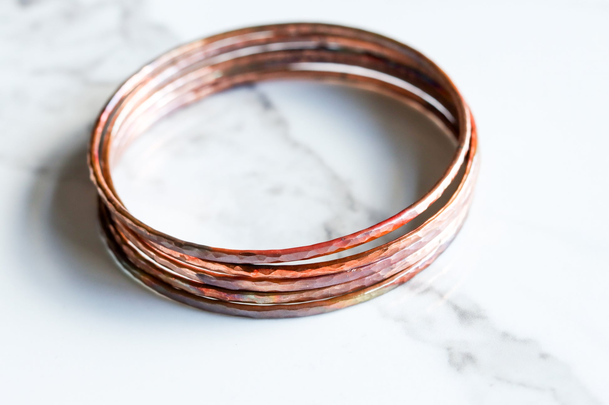 Desert Bangles - Set of 5-bangle bracelet-Blue Hour Designs