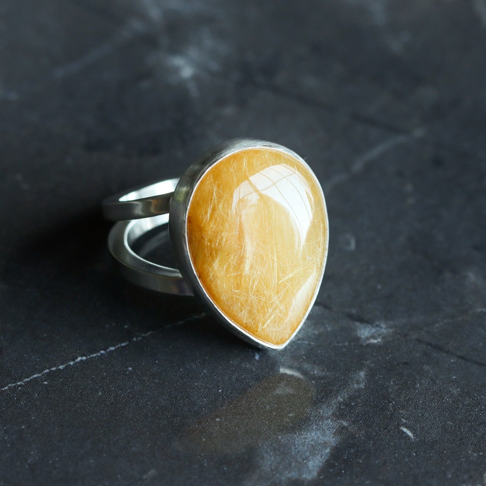 Dorada Ring 1 - OOAK - Size 8-cocktail ring-Blue Hour Designs