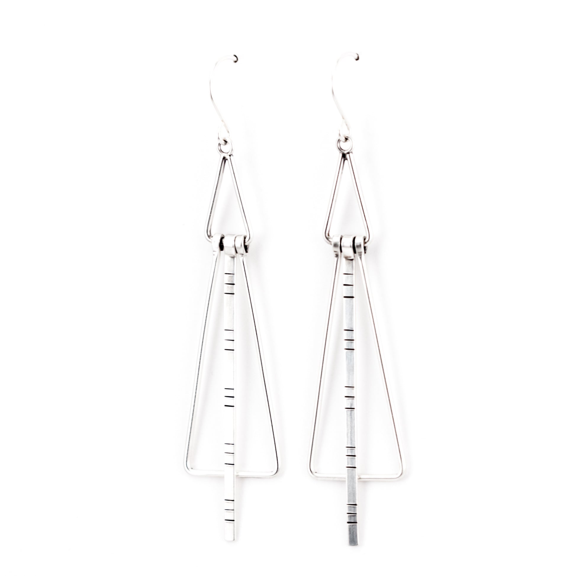 Flare Earrings-dangle earrings-Blue Hour Designs