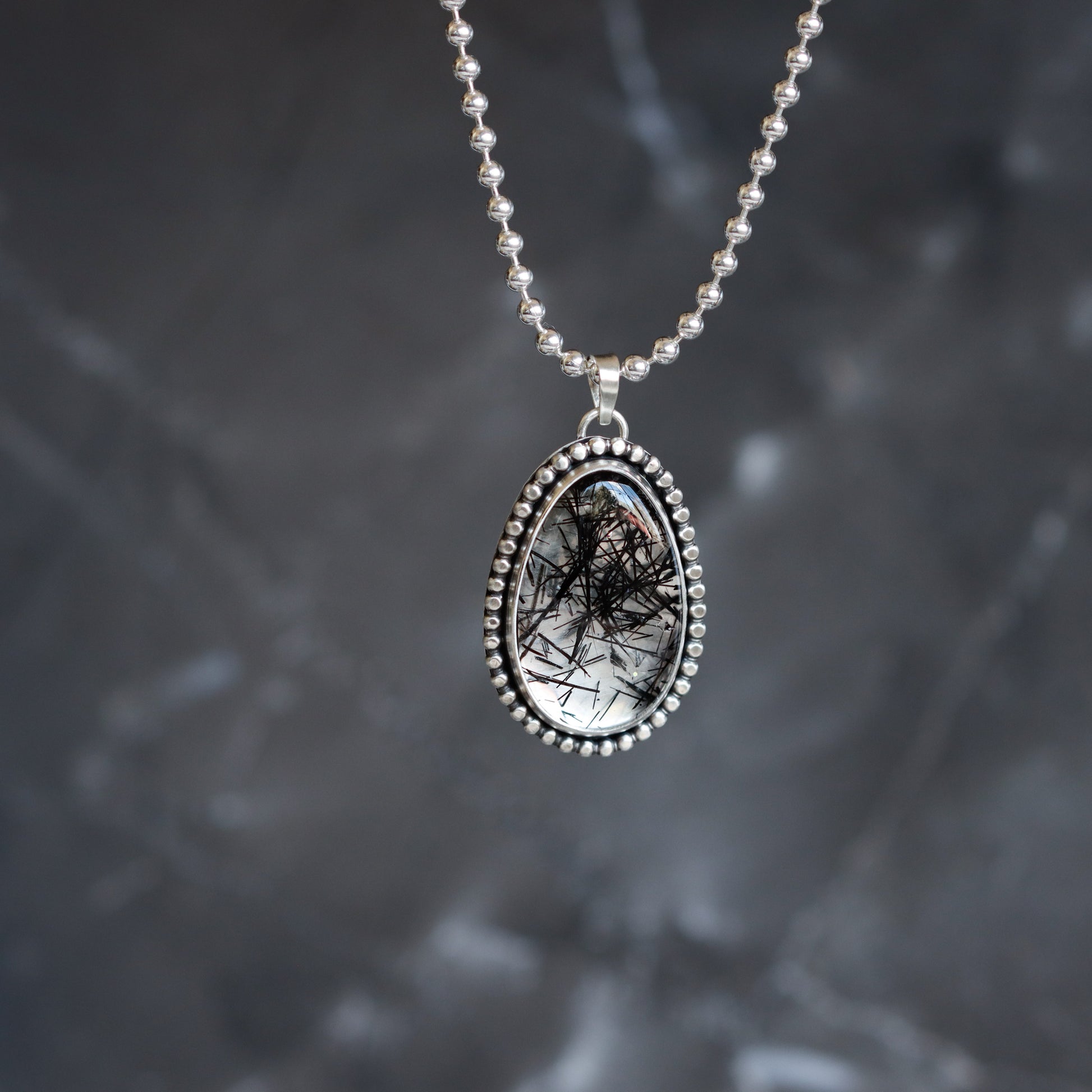 Glacier Necklace 1 - OOAK-pendant necklace-Blue Hour Designs