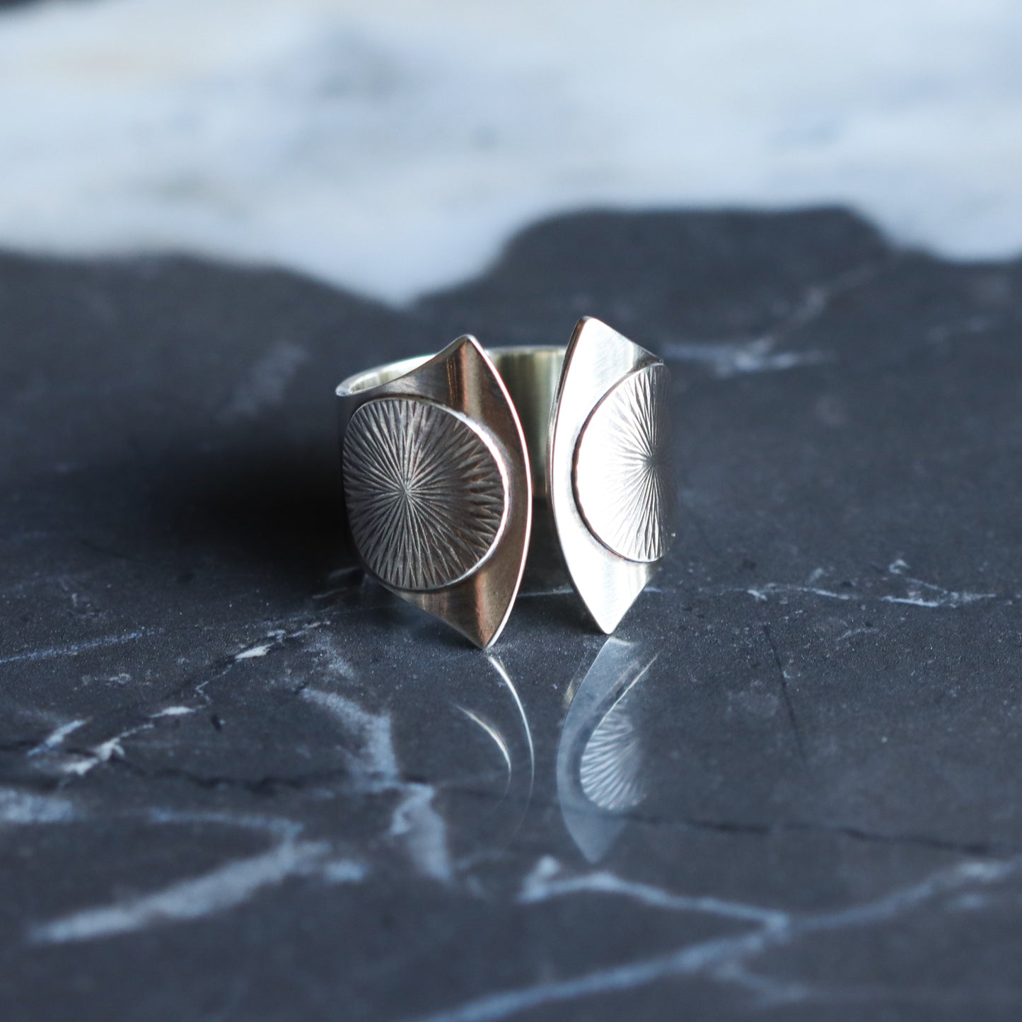 Helios Ring-cocktail ring-Blue Hour Designs