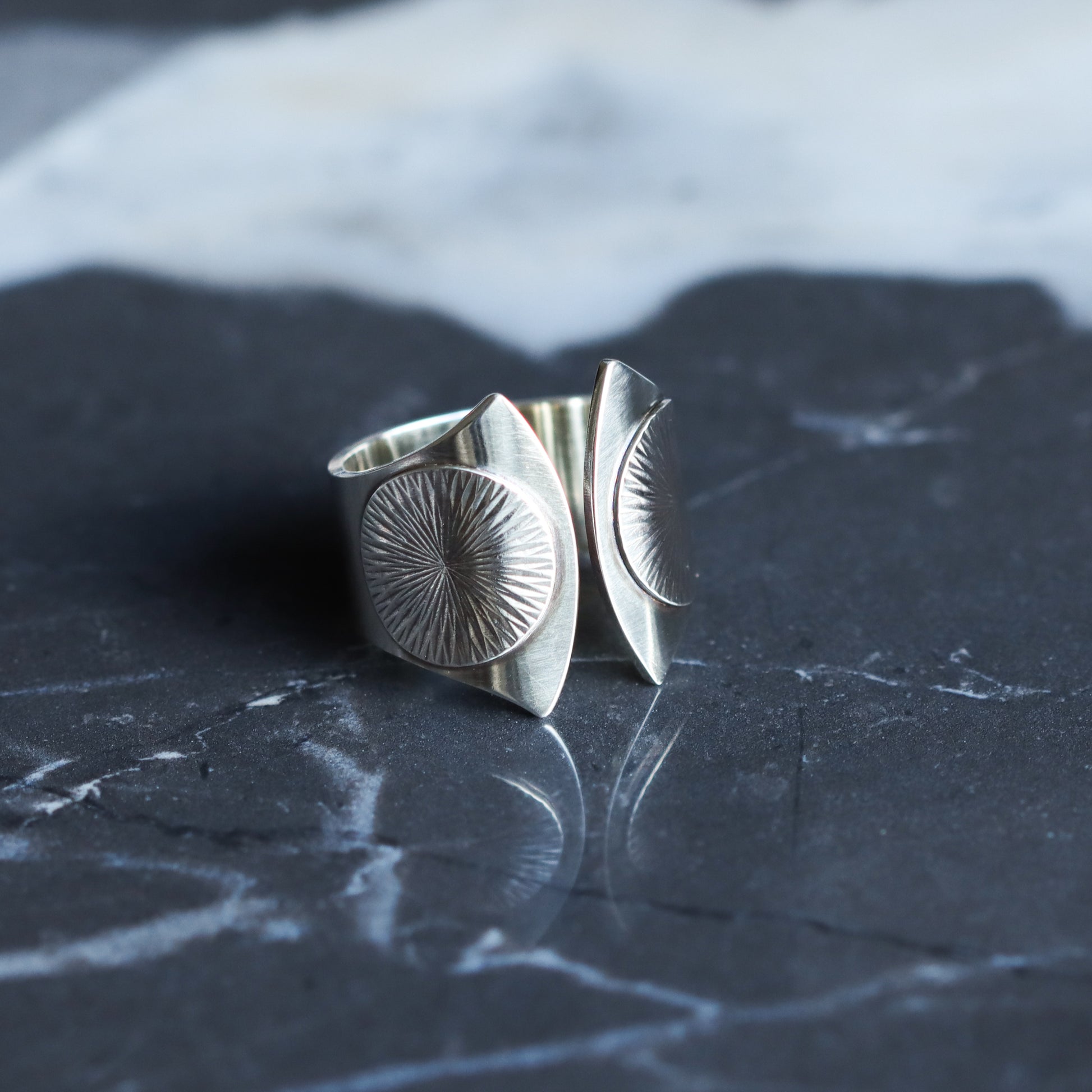 Helios Ring-cocktail ring-Blue Hour Designs