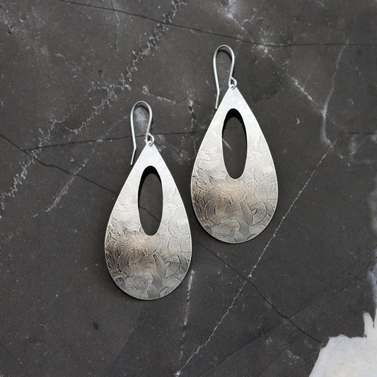 Wheat Fields Earrings - Silver