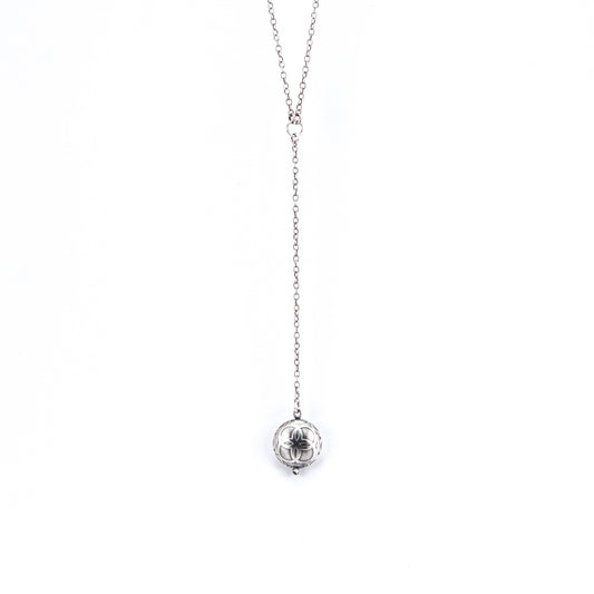 Token Drop Lariat Necklace