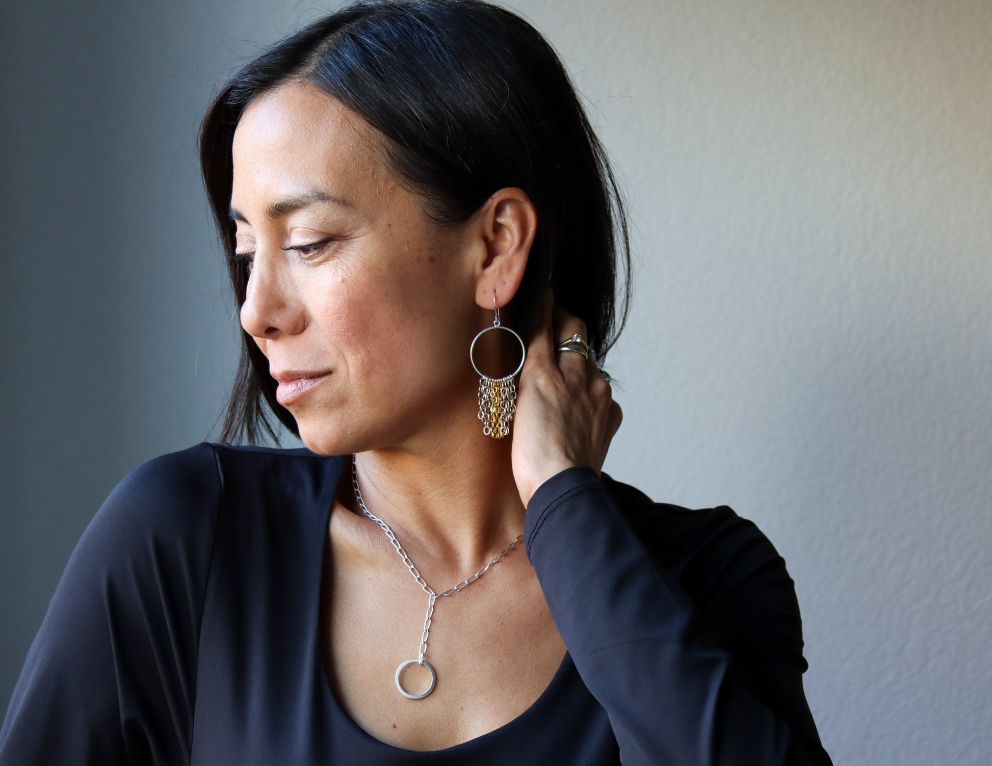 Ines Earrings-Blue Hour Designs