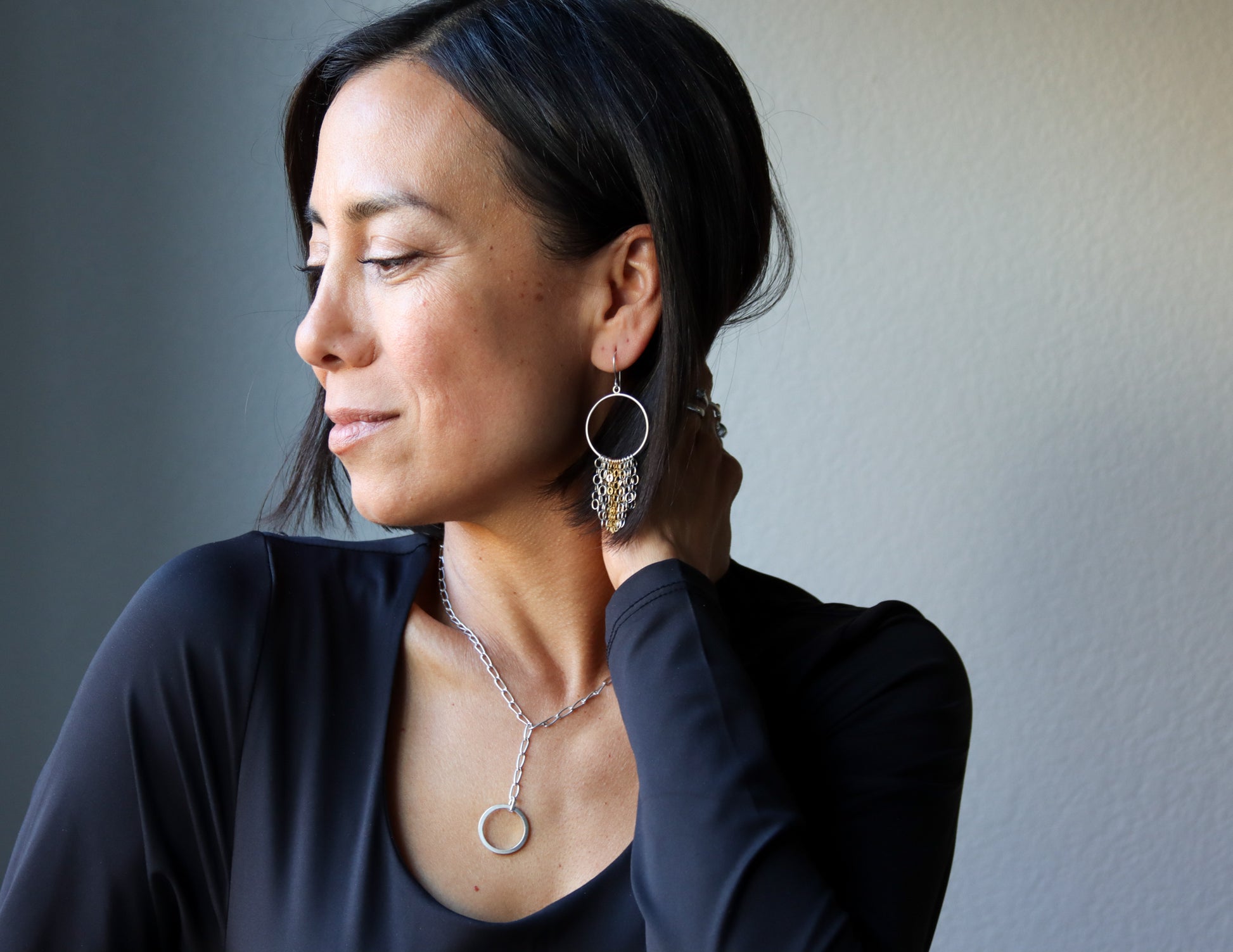 Ines Earrings-Blue Hour Designs
