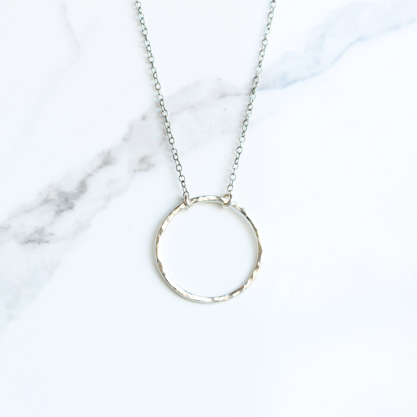 Simple Classic Circle Necklace