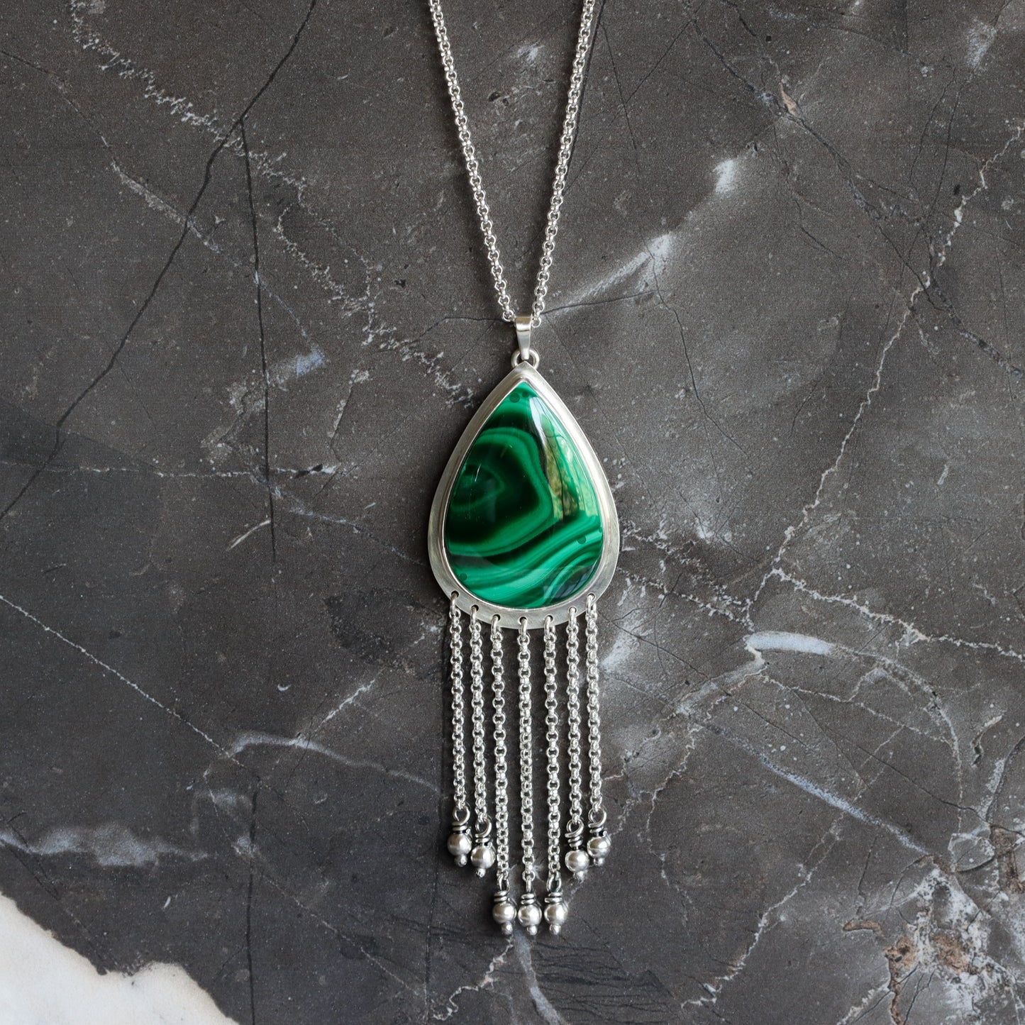Primavera Fringe Necklace 2 - OOAK
