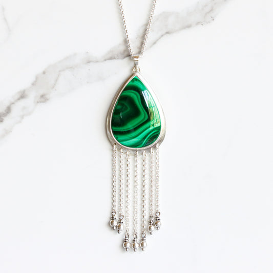 Primavera Fringe Necklace 2 - OOAK
