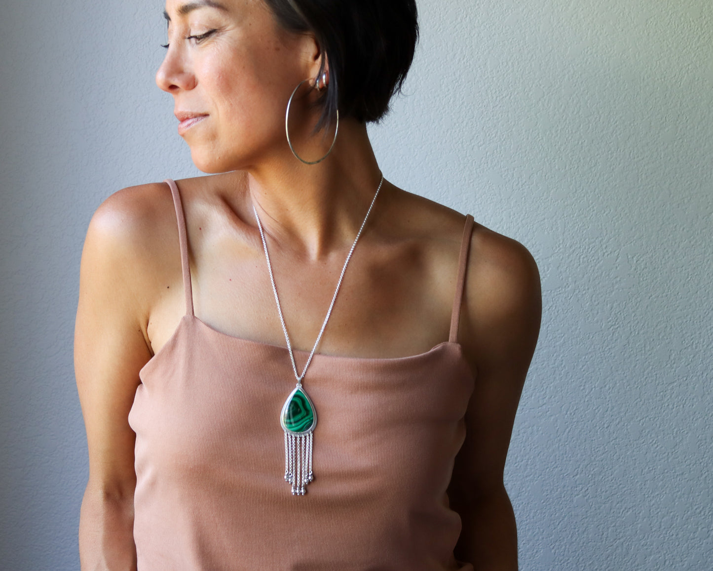 Primavera Fringe Necklace 2 - OOAK