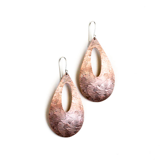 Wheat Fields Earrings - Copper