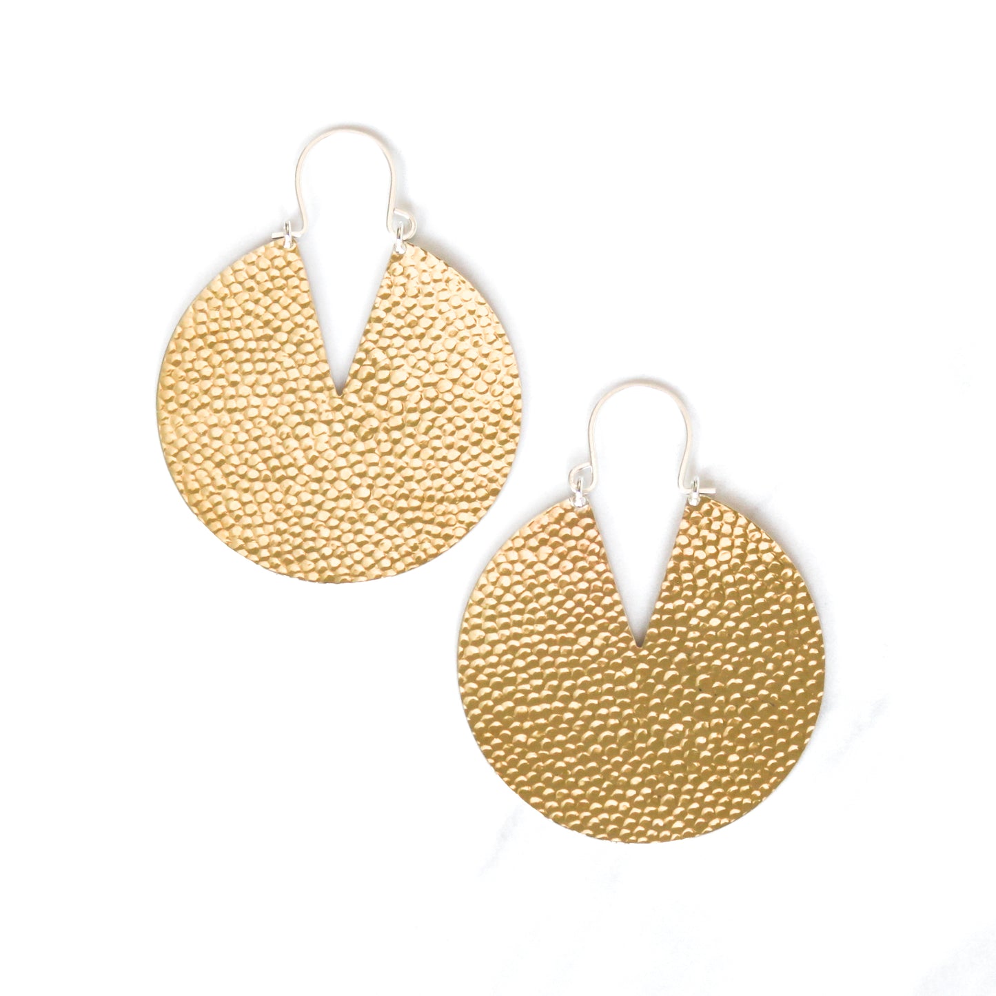 Iya Earrings - Brass, Large