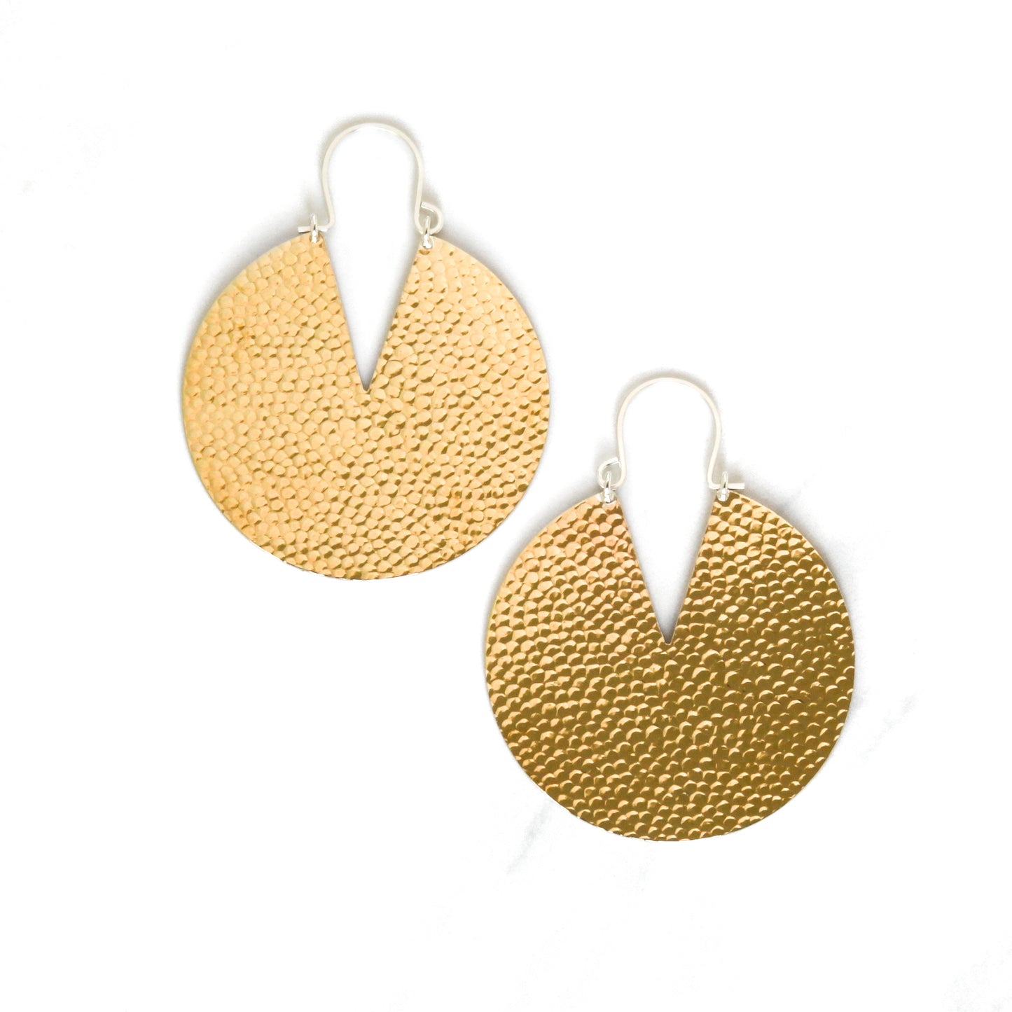 Iya Earrings - Brass, Large