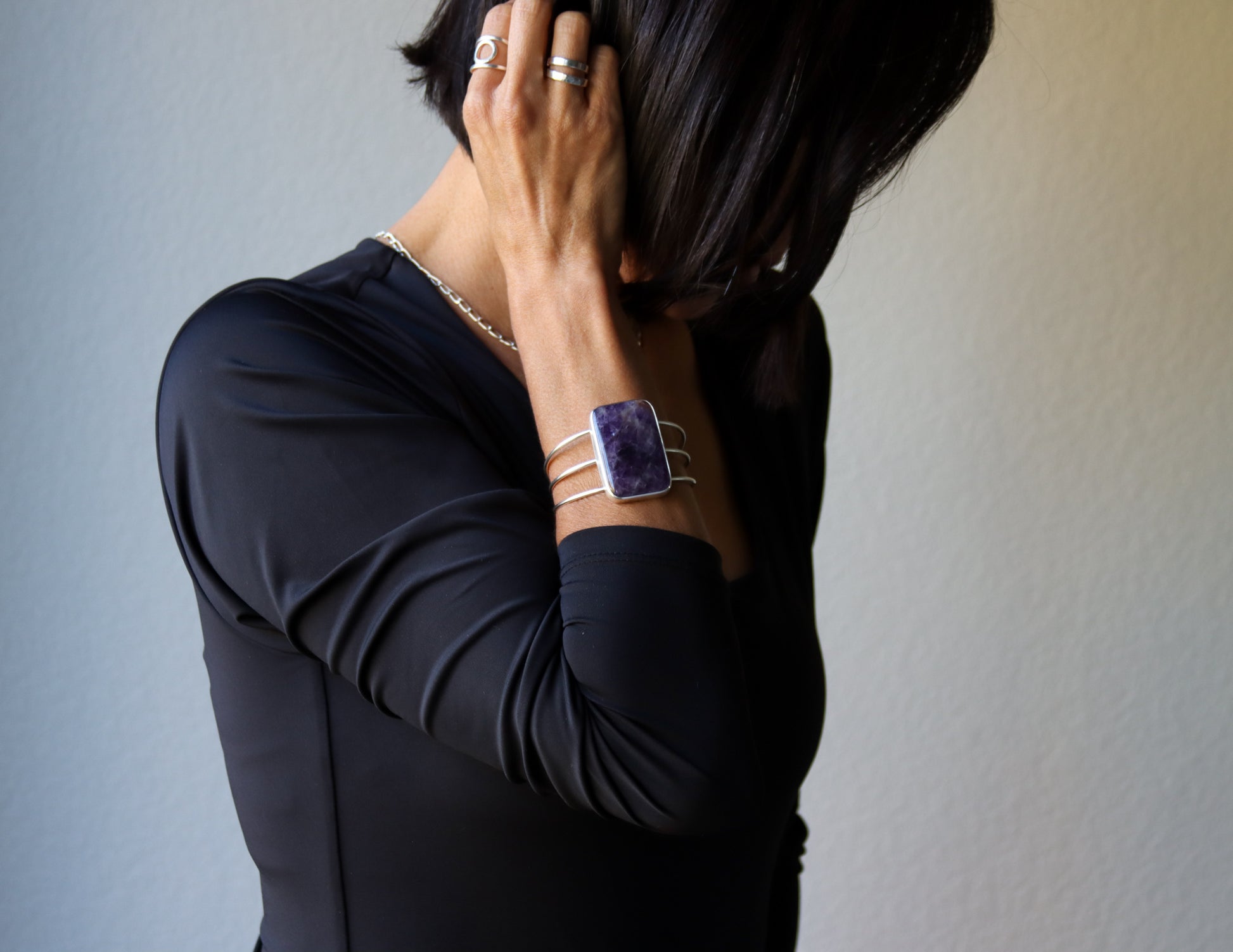 Indigo Cuff - OOAK-cuff bracelet-Blue Hour Designs