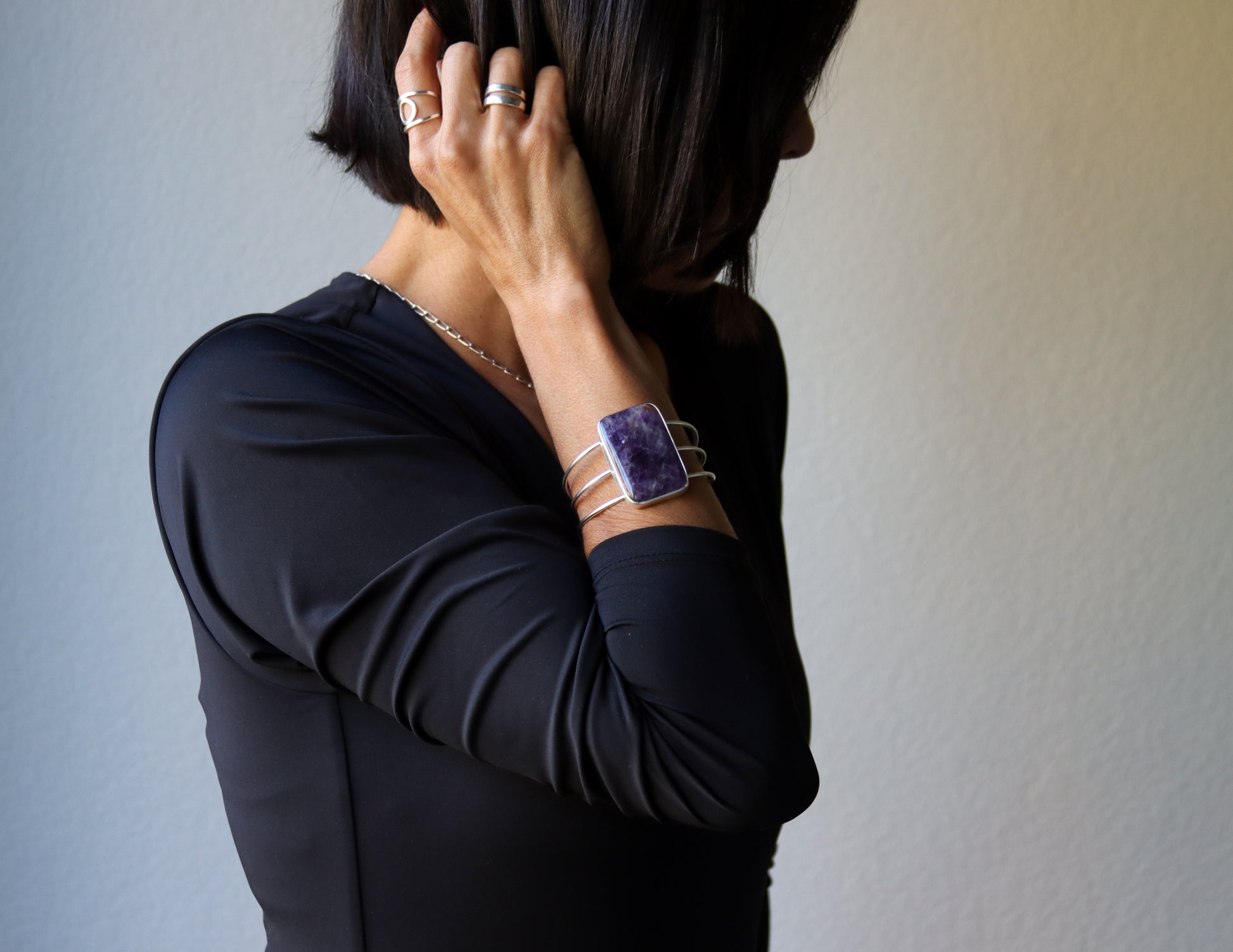Indigo Cuff - OOAK-cuff bracelet-Blue Hour Designs