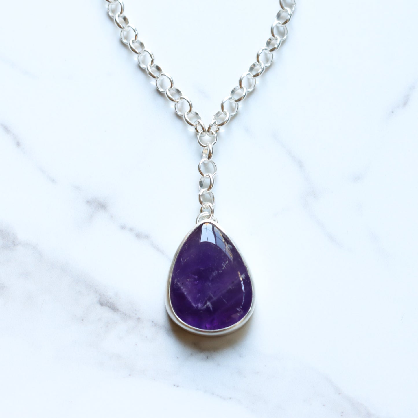 Indigo Necklace 1 - OOAK-pendant necklace-Blue Hour Designs