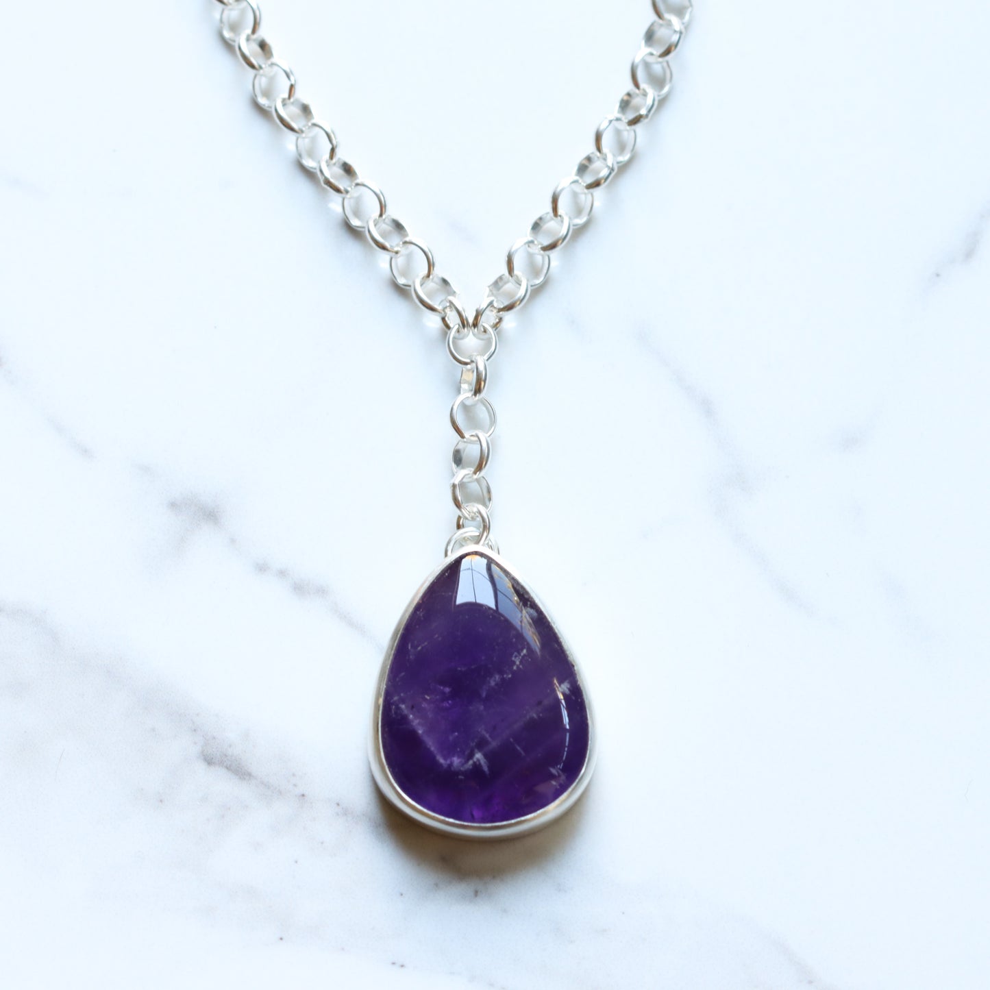 Indigo Necklace 1 - OOAK-pendant necklace-Blue Hour Designs