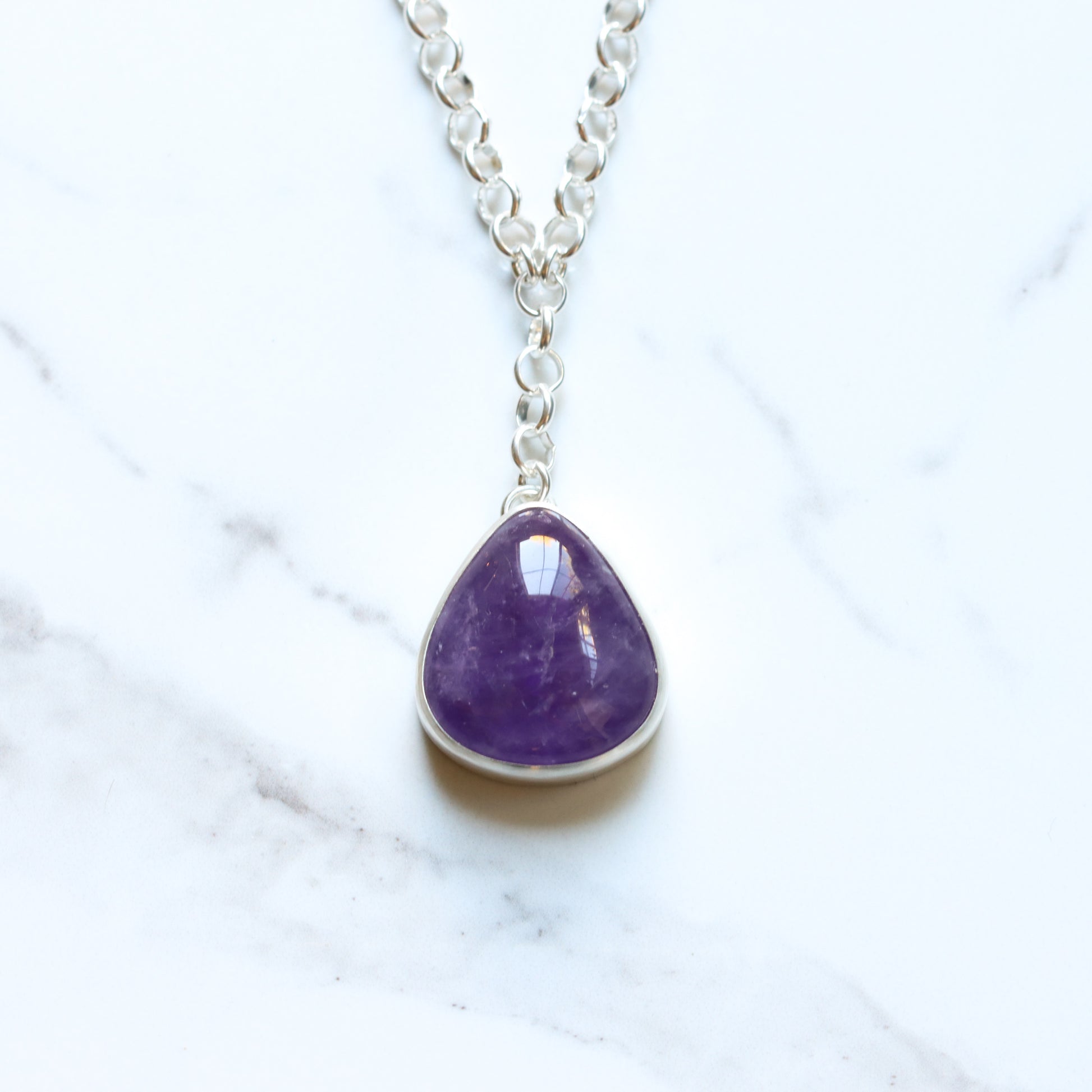 Indigo Necklace 3 - OOAK-pendant necklace-Blue Hour Designs