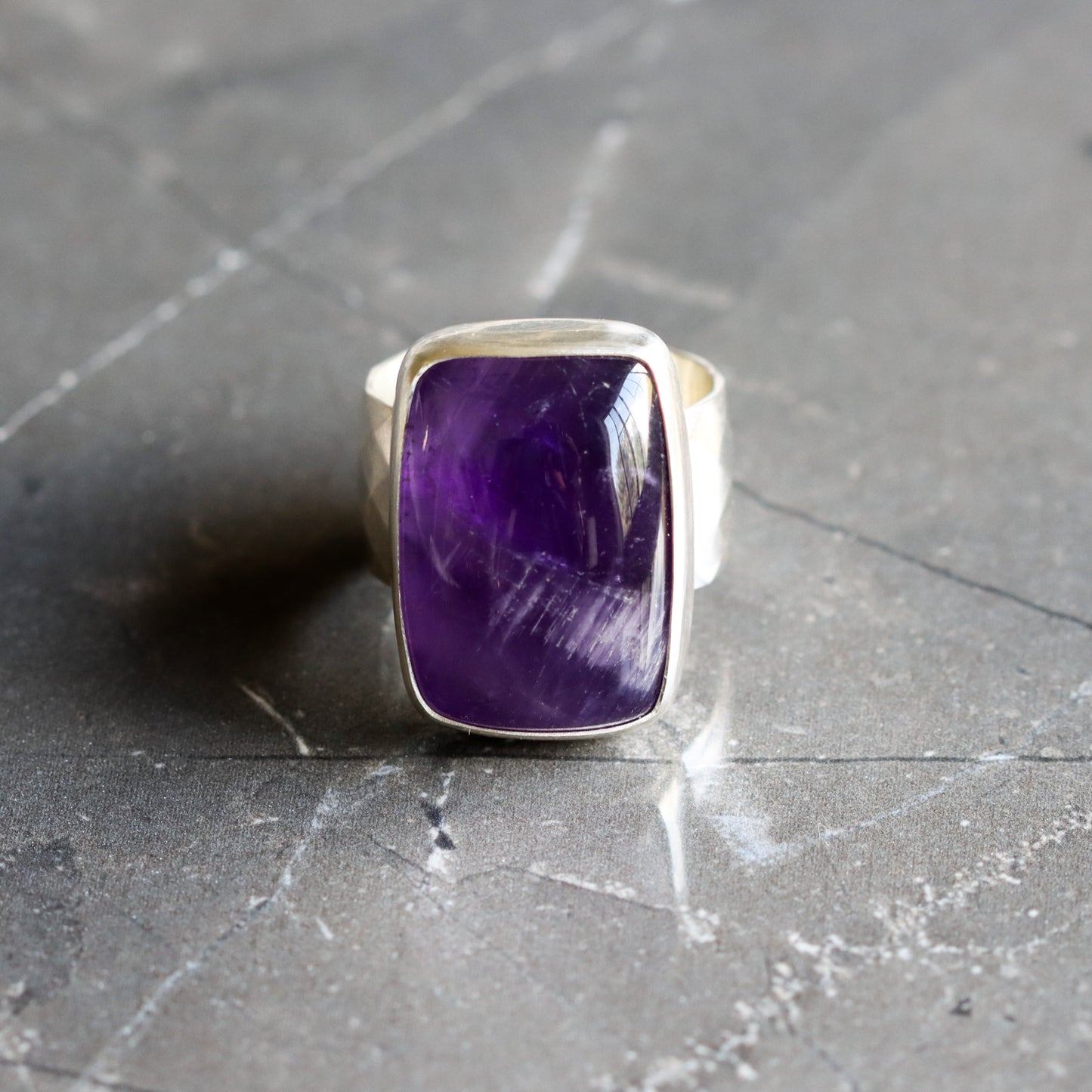 Indigo Ring - OOAK-cocktail ring-Blue Hour Designs