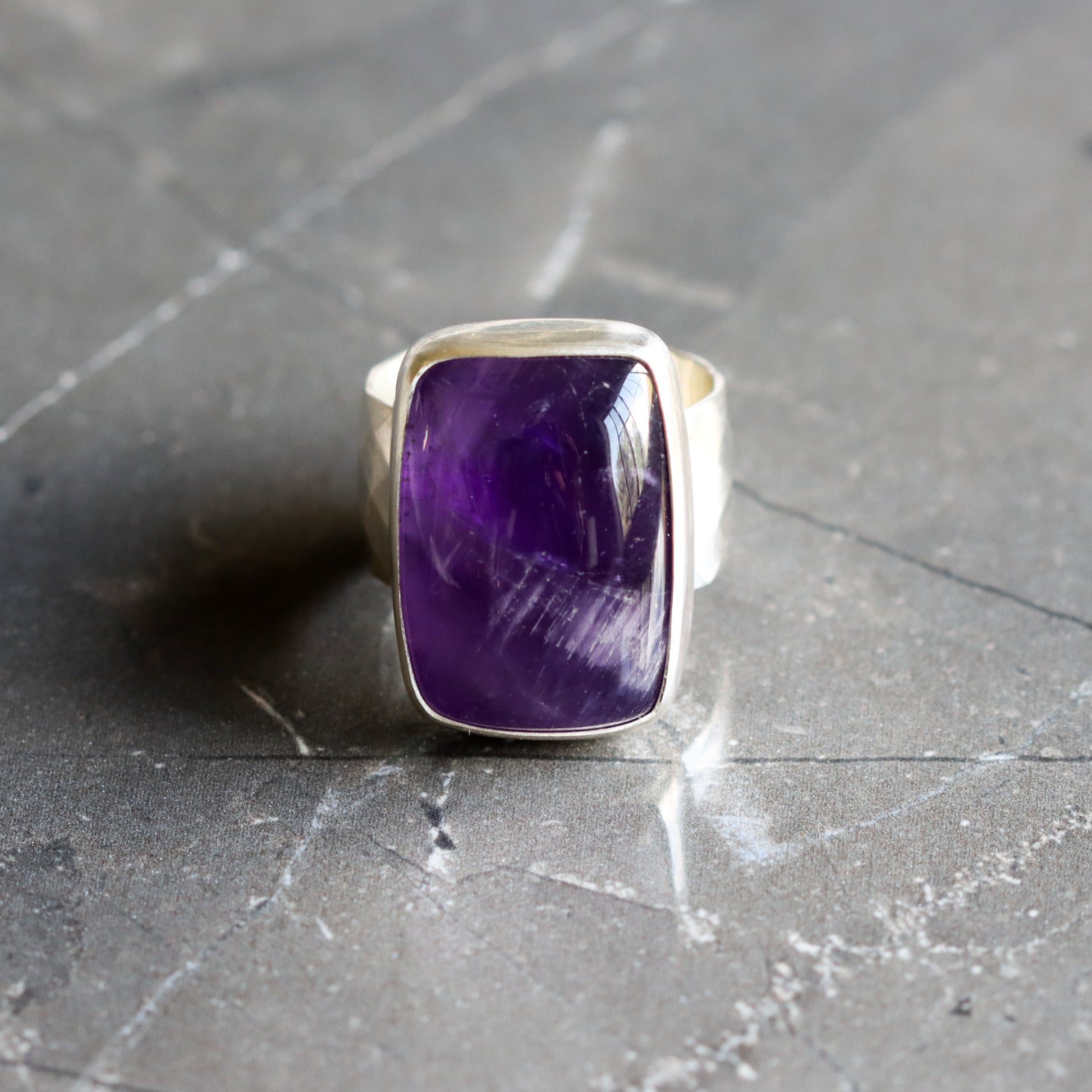 Indigo Ring - OOAK-cocktail ring-Blue Hour Designs