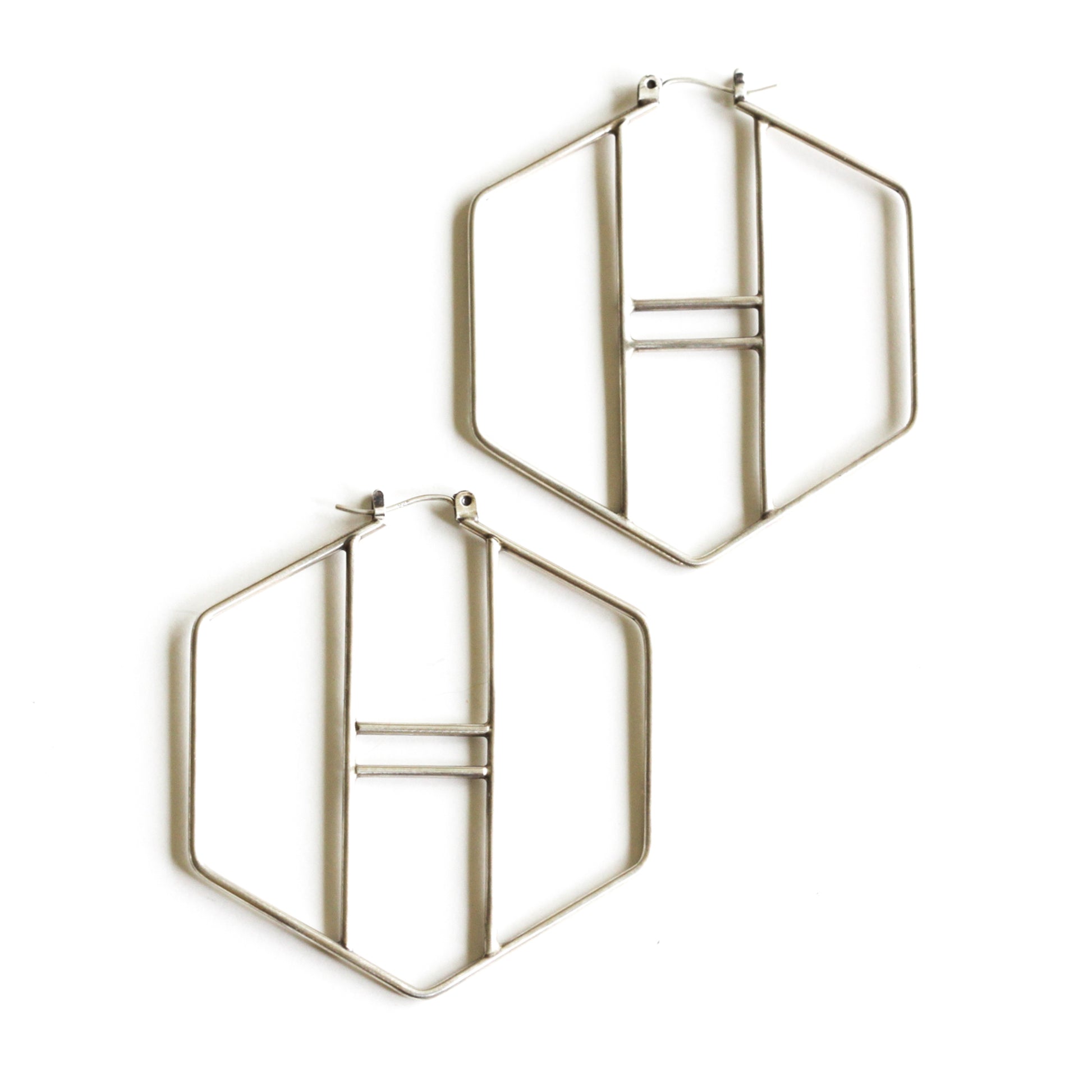 Ione Hoop Earrings-hoop earrings-Blue Hour Designs