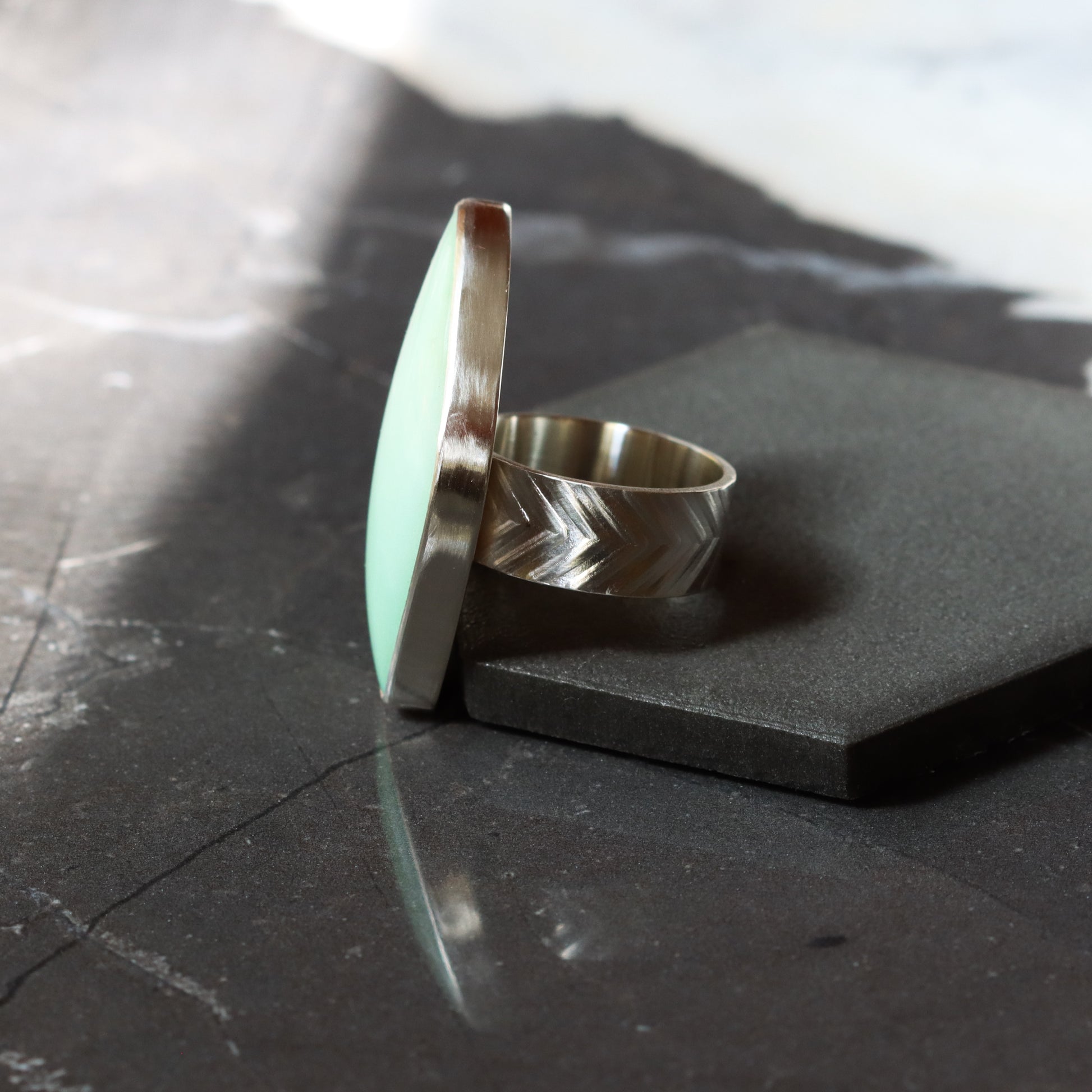 Julep Ring - OOAK - Size 6.5-cocktail ring-Blue Hour Designs