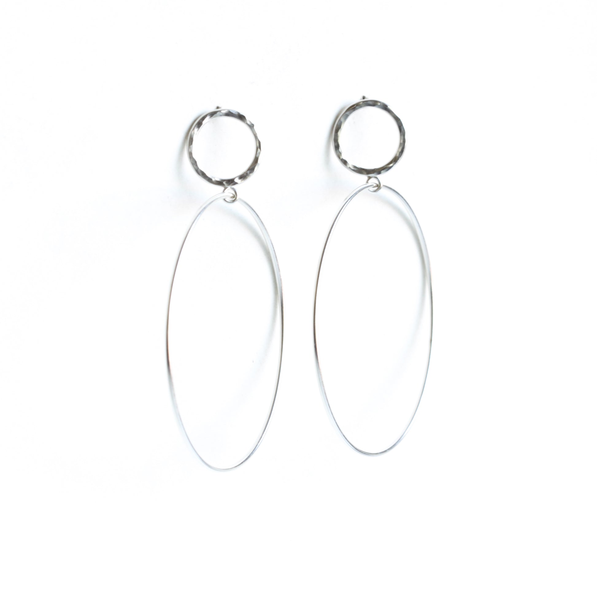 Keeper Hoops-hoop earrings-Blue Hour Designs