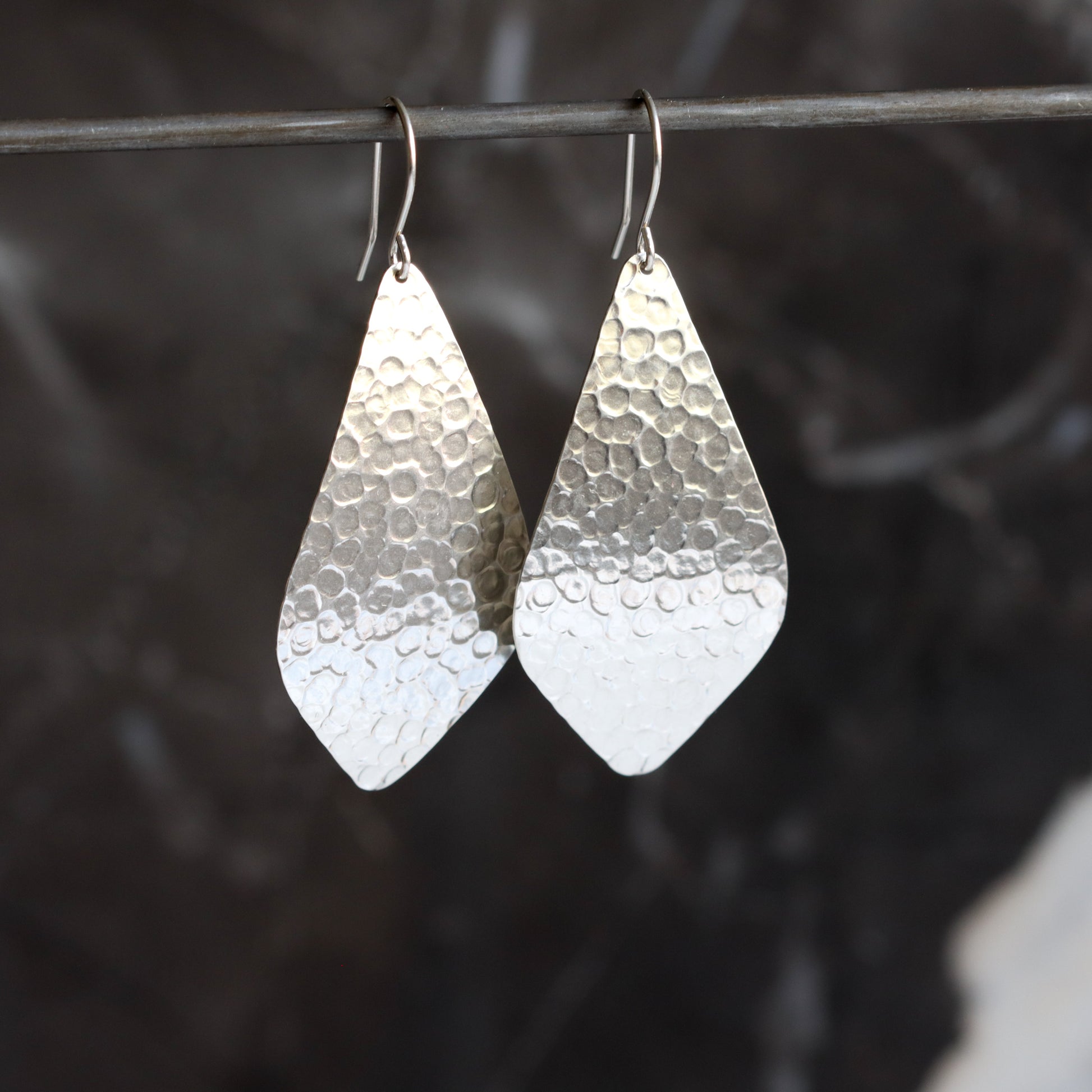 La Hoja Earrings-dangle earrings-Blue Hour Designs