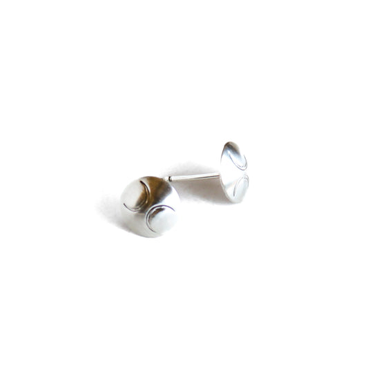 Lunar Studs-stud earrings-Blue Hour Designs