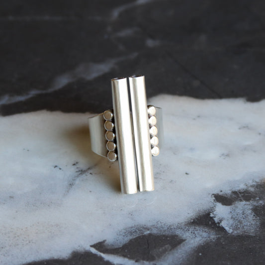 Monoliths Ring-cocktail ring-Blue Hour Designs