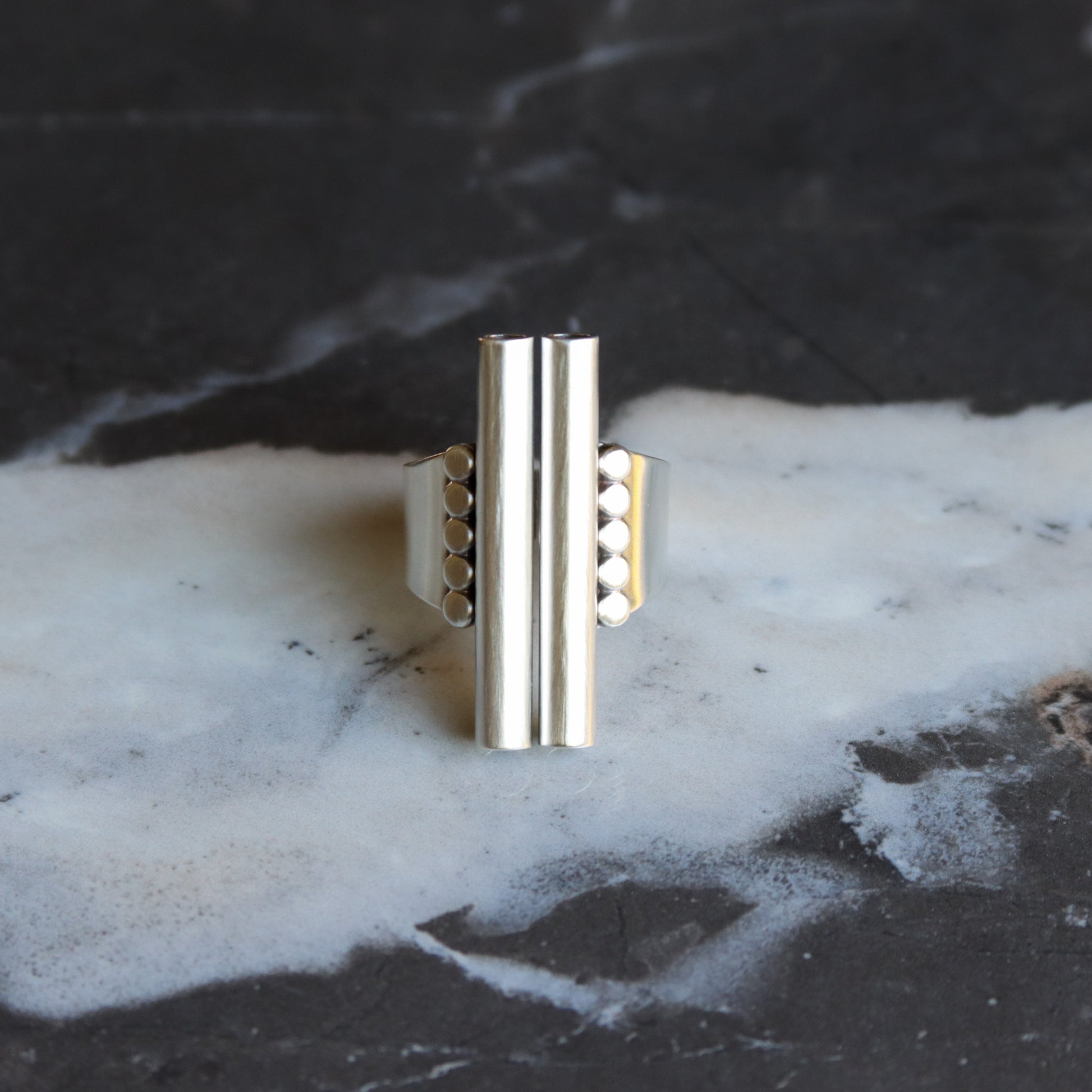 Monoliths Ring-cocktail ring-Blue Hour Designs