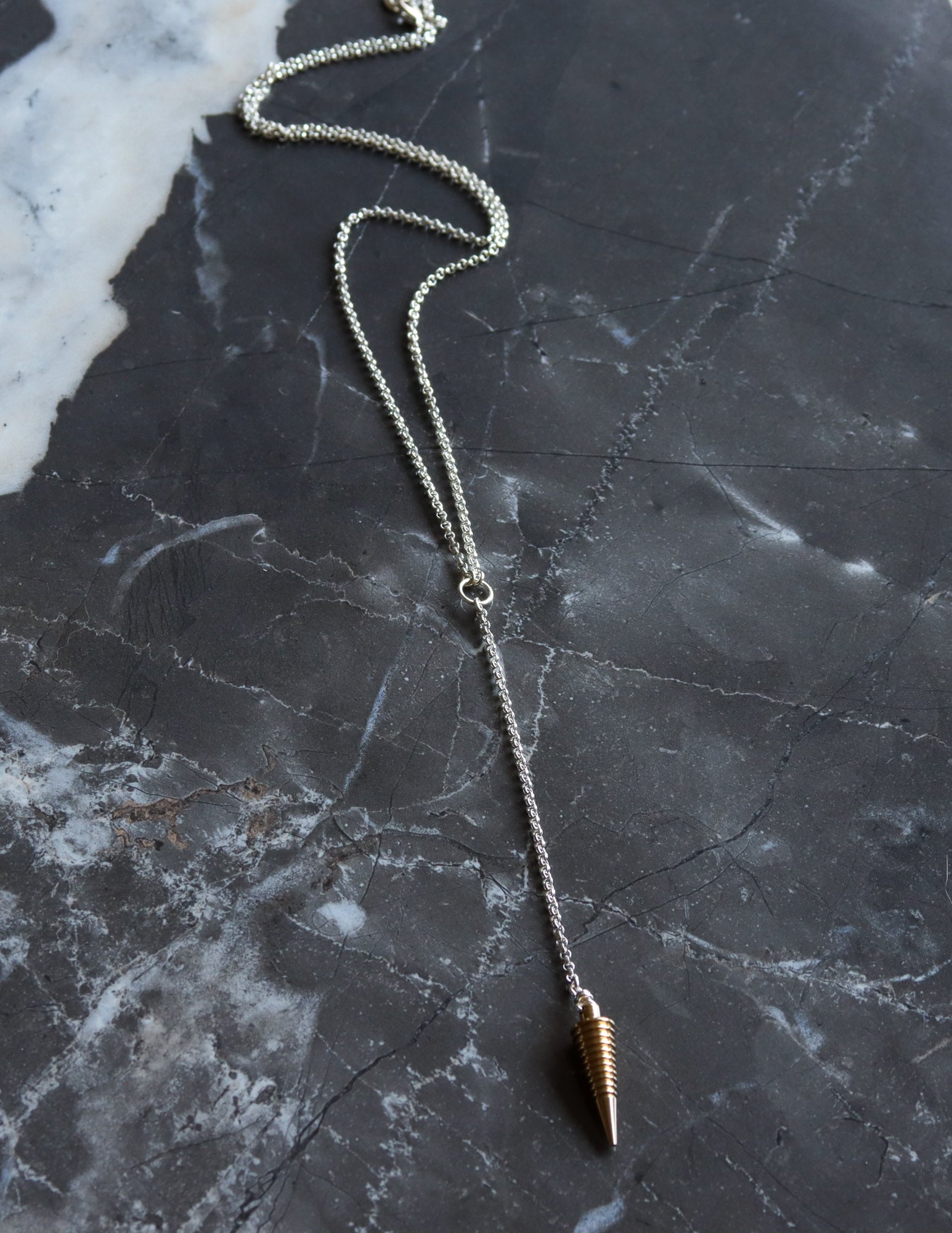 Niobe Necklace-lariat necklace-Blue Hour Designs