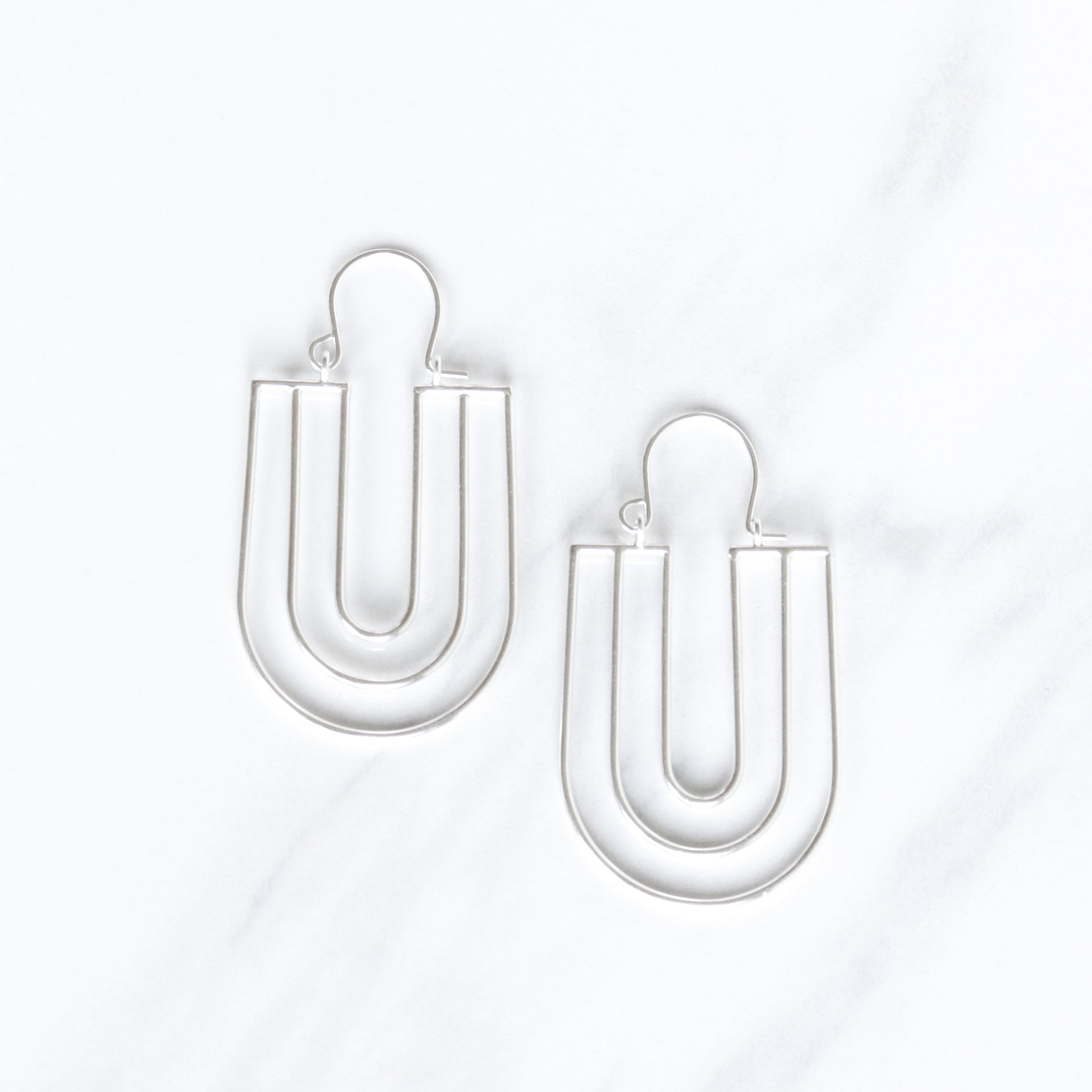 Portal Earrings-hoop earrings-Blue Hour Designs