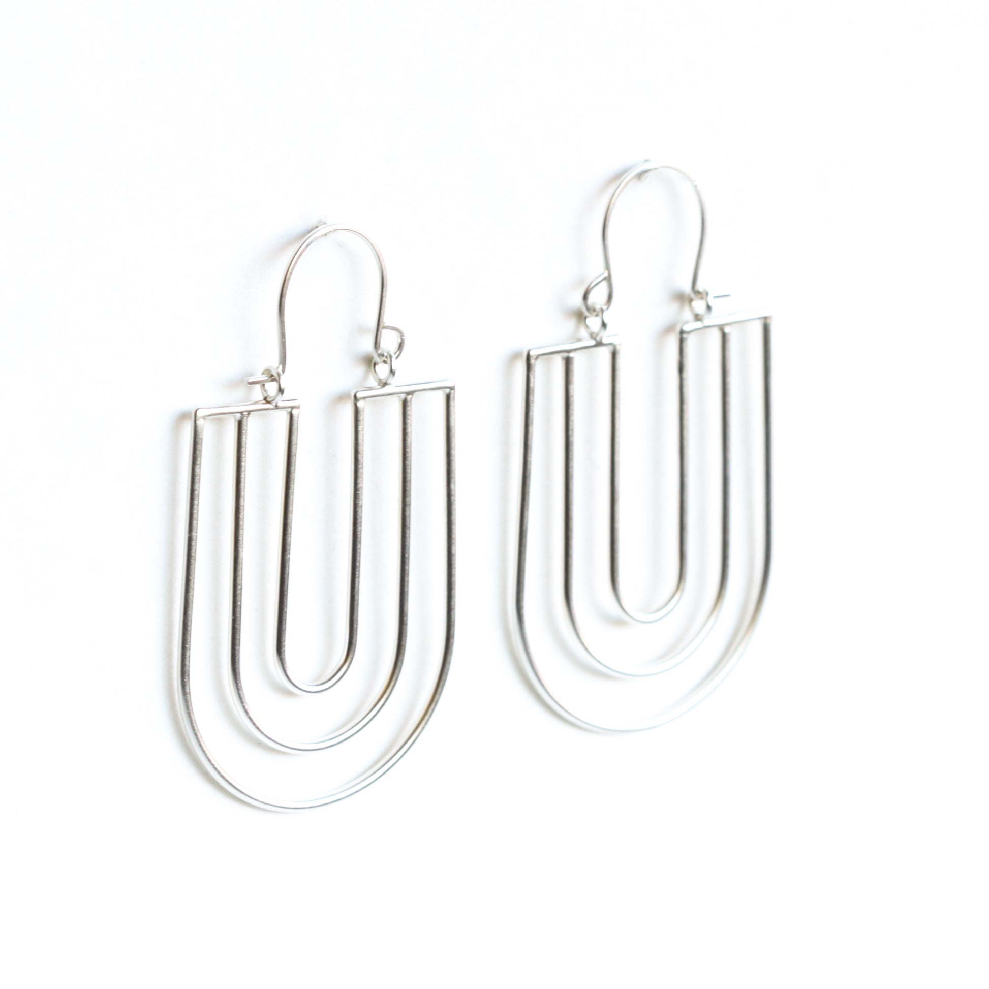 Portal Earrings-hoop earrings-Blue Hour Designs