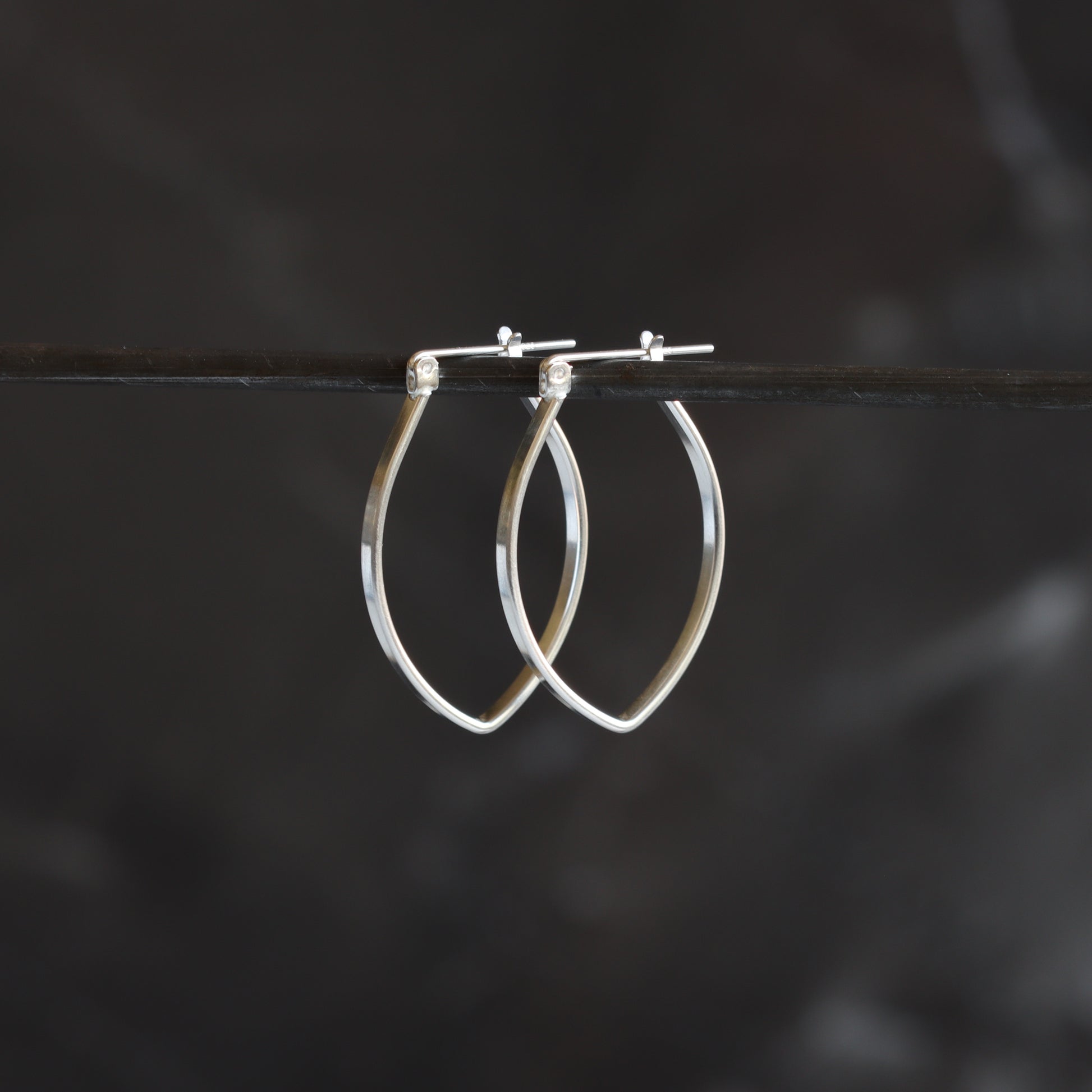 Porter Hoops - Small-hoop earrings-Blue Hour Designs