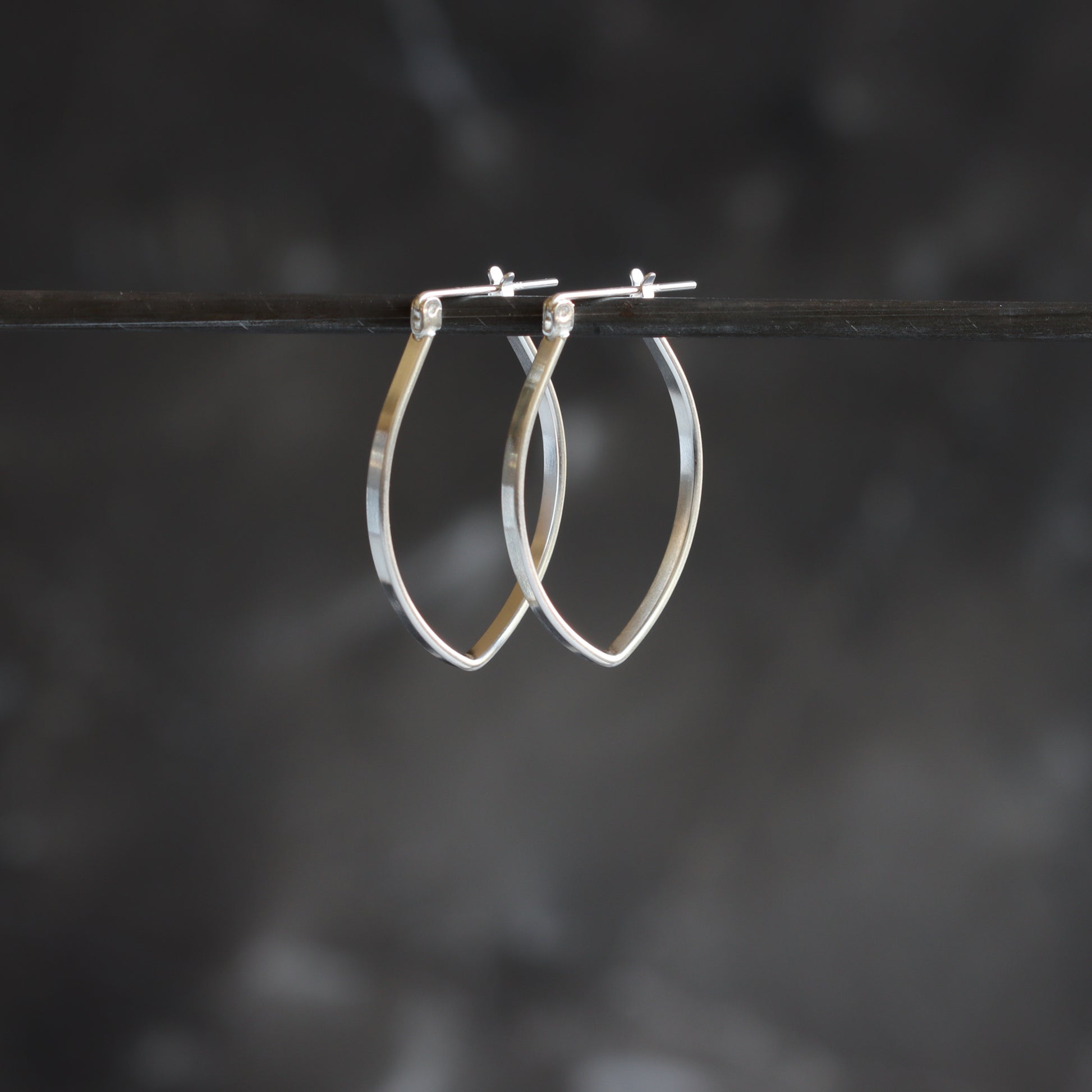 Porter Hoops - Small-hoop earrings-Blue Hour Designs
