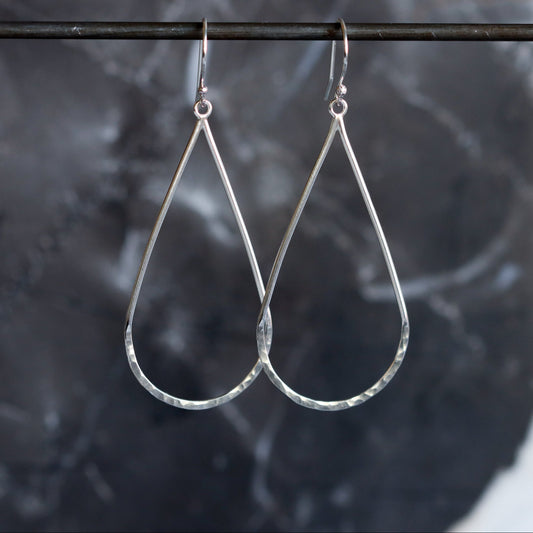 Raindrop Earrings-dangle earrings-Blue Hour Designs