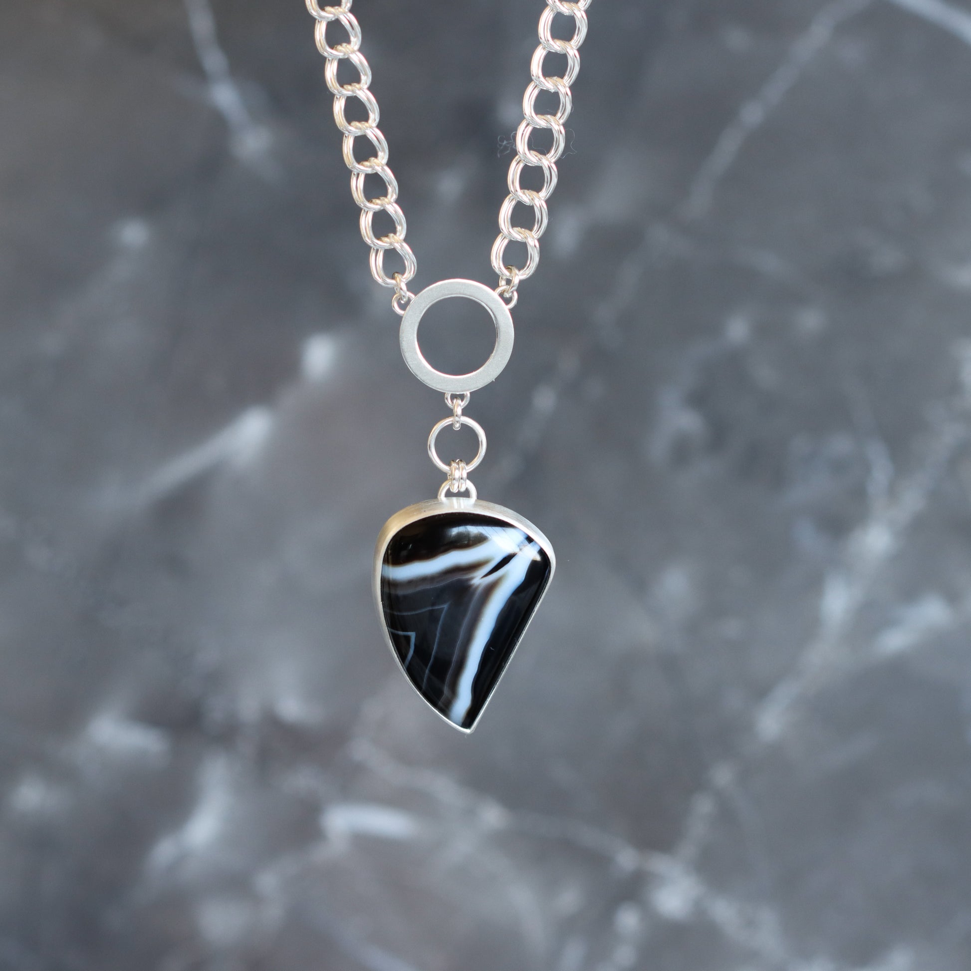 Raven Necklace 1 - OOAK-pendant necklace-Blue Hour Designs