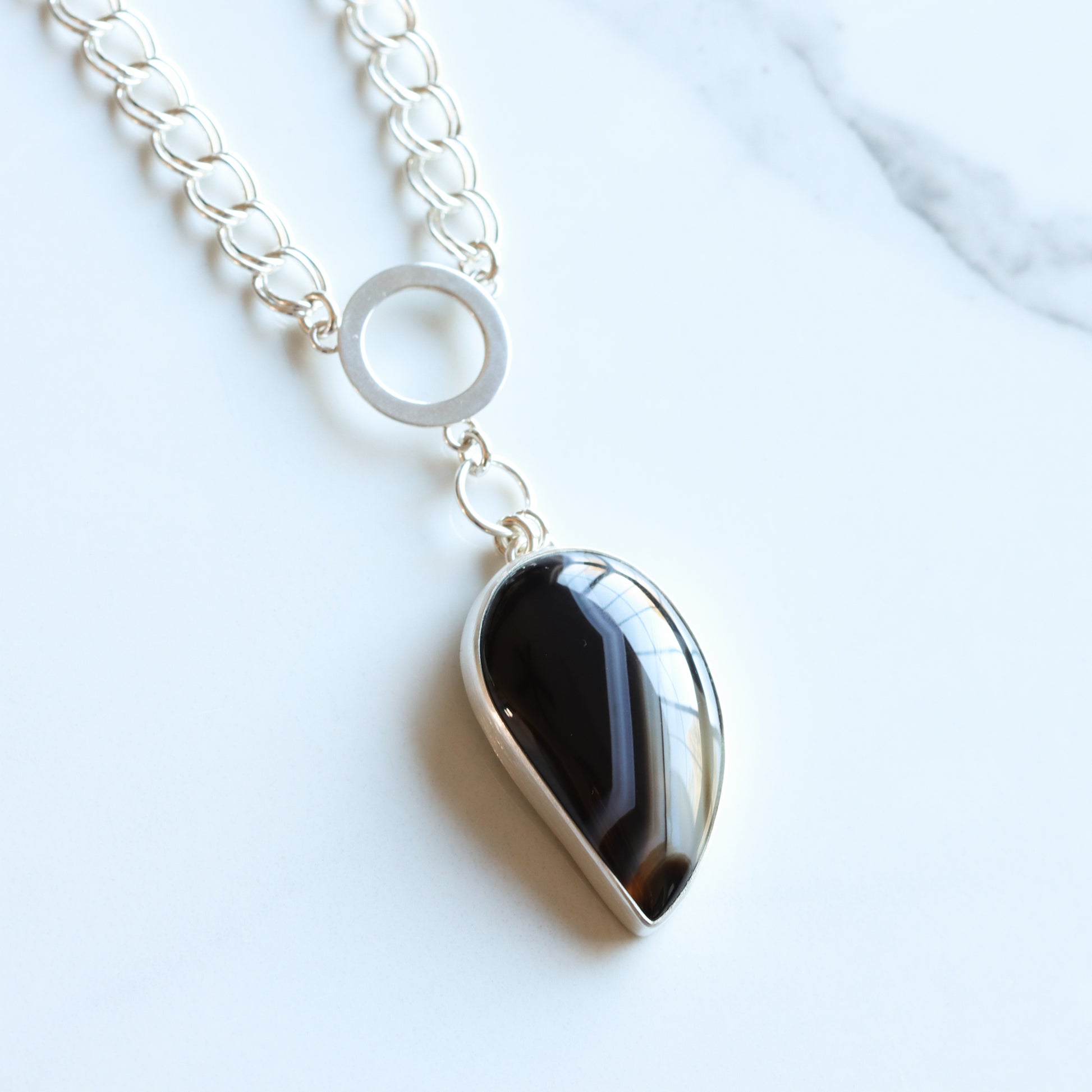 Raven Necklace 2 - OOAK-pendant necklace-Blue Hour Designs