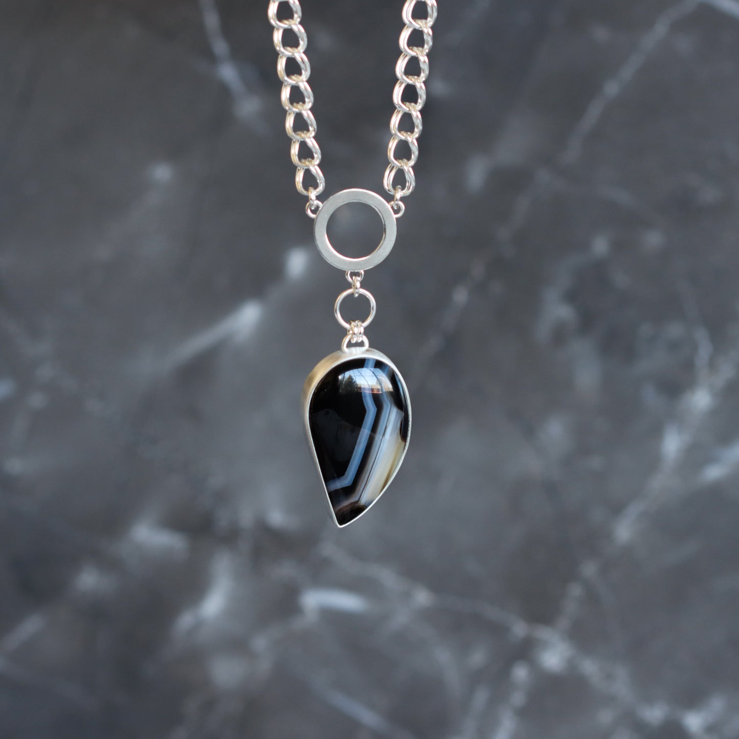 Raven Necklace 2 - OOAK-pendant necklace-Blue Hour Designs