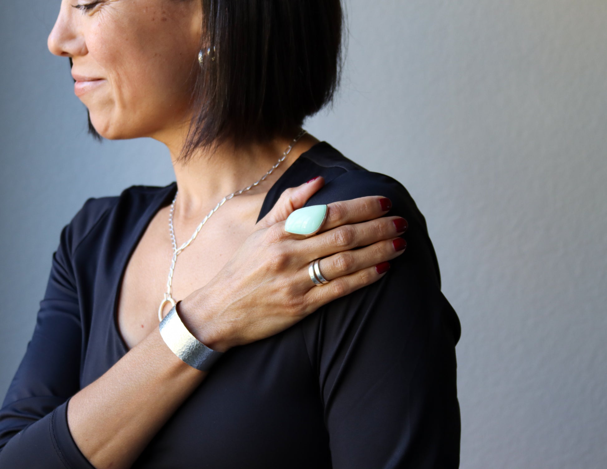 Rebecca Cuff - Small-cuff bracelet-Blue Hour Designs