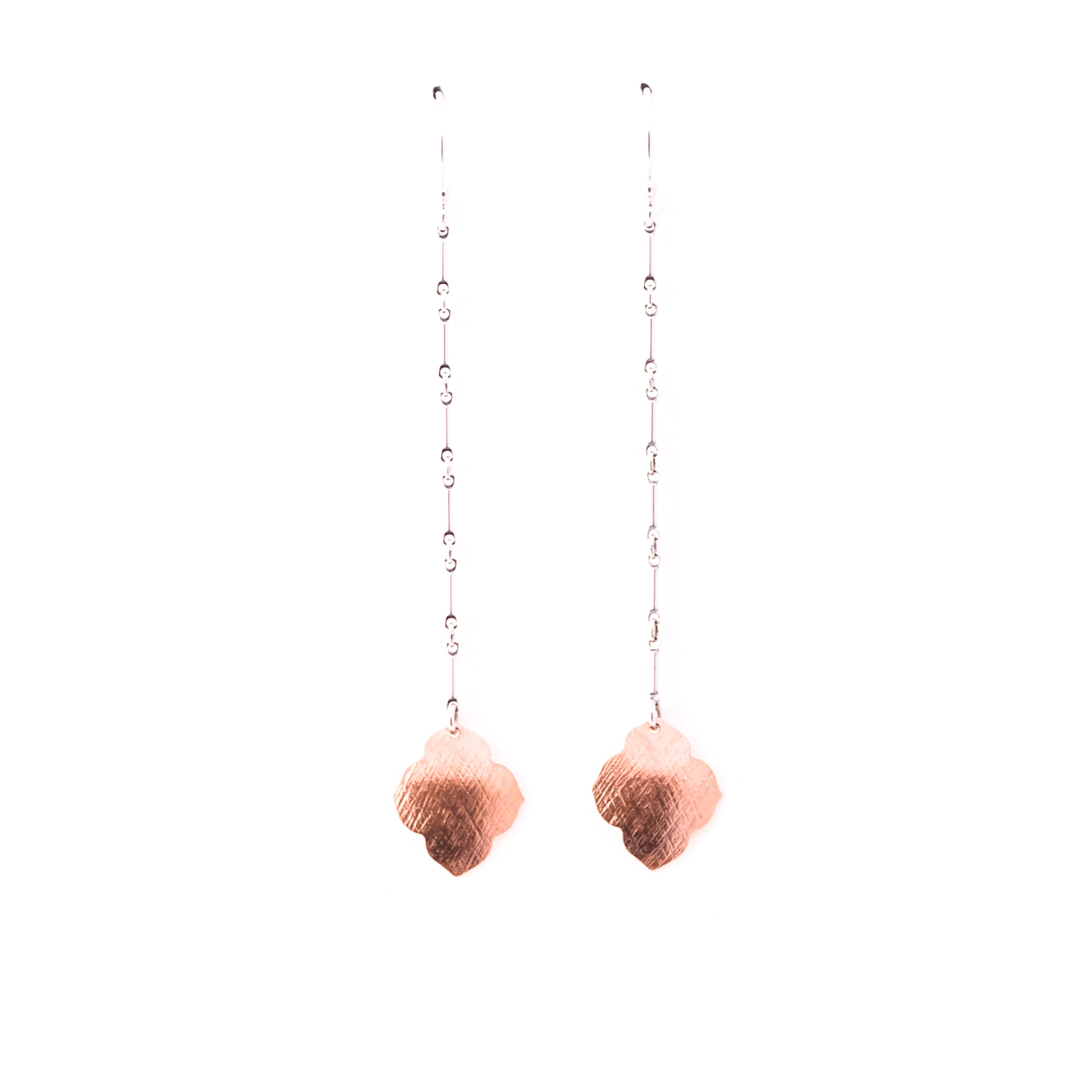 Sahara Earrings - Copper-dangle earrings-Blue Hour Designs