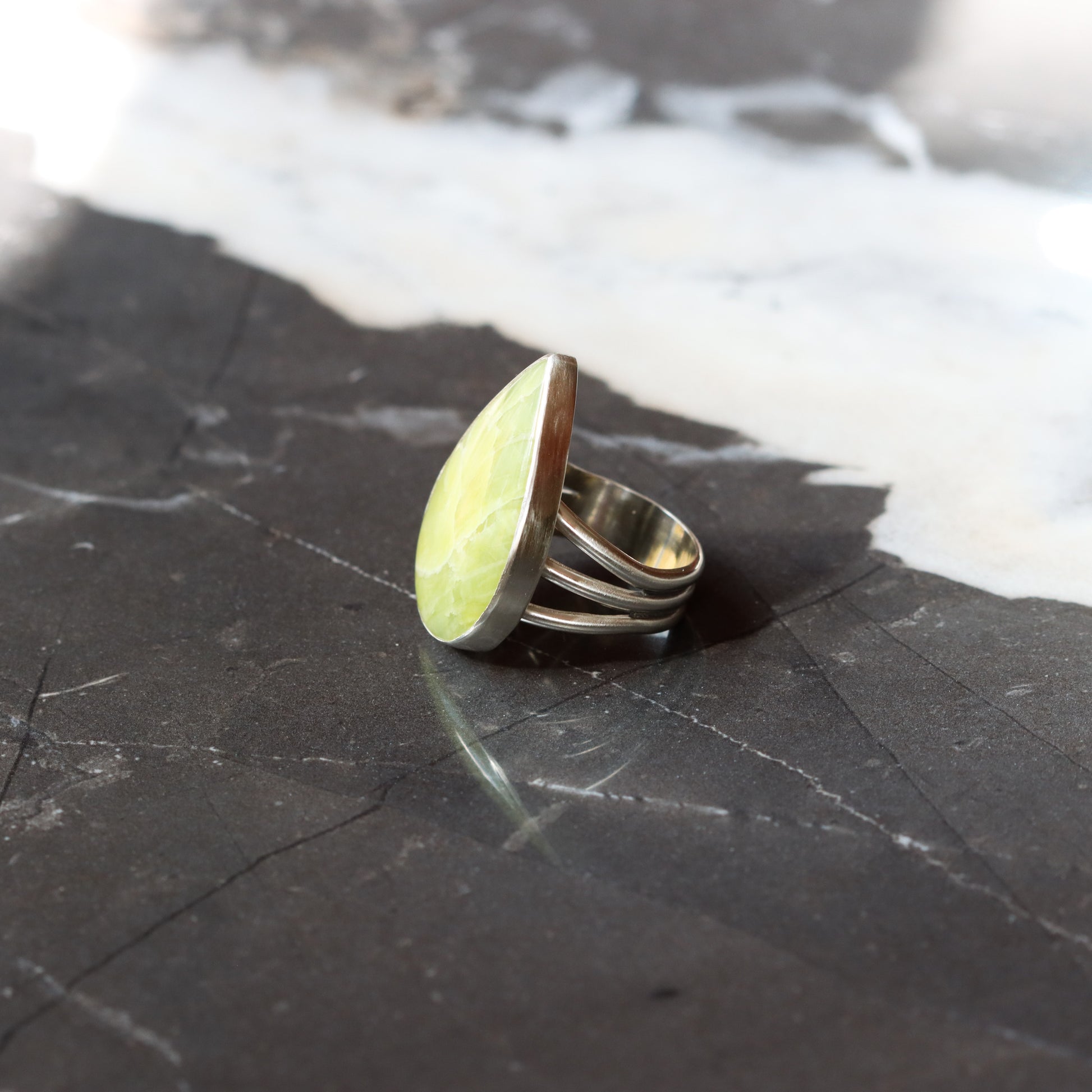 Serpentine Ring 1 - OOAK - Size 7-cocktail ring-Blue Hour Designs